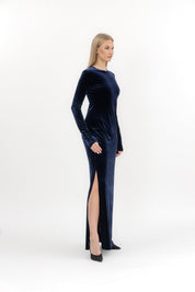  Love Void Dress Dark Blue Product Amoralle