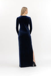  Love Void Dress Dark Blue Product Amoralle