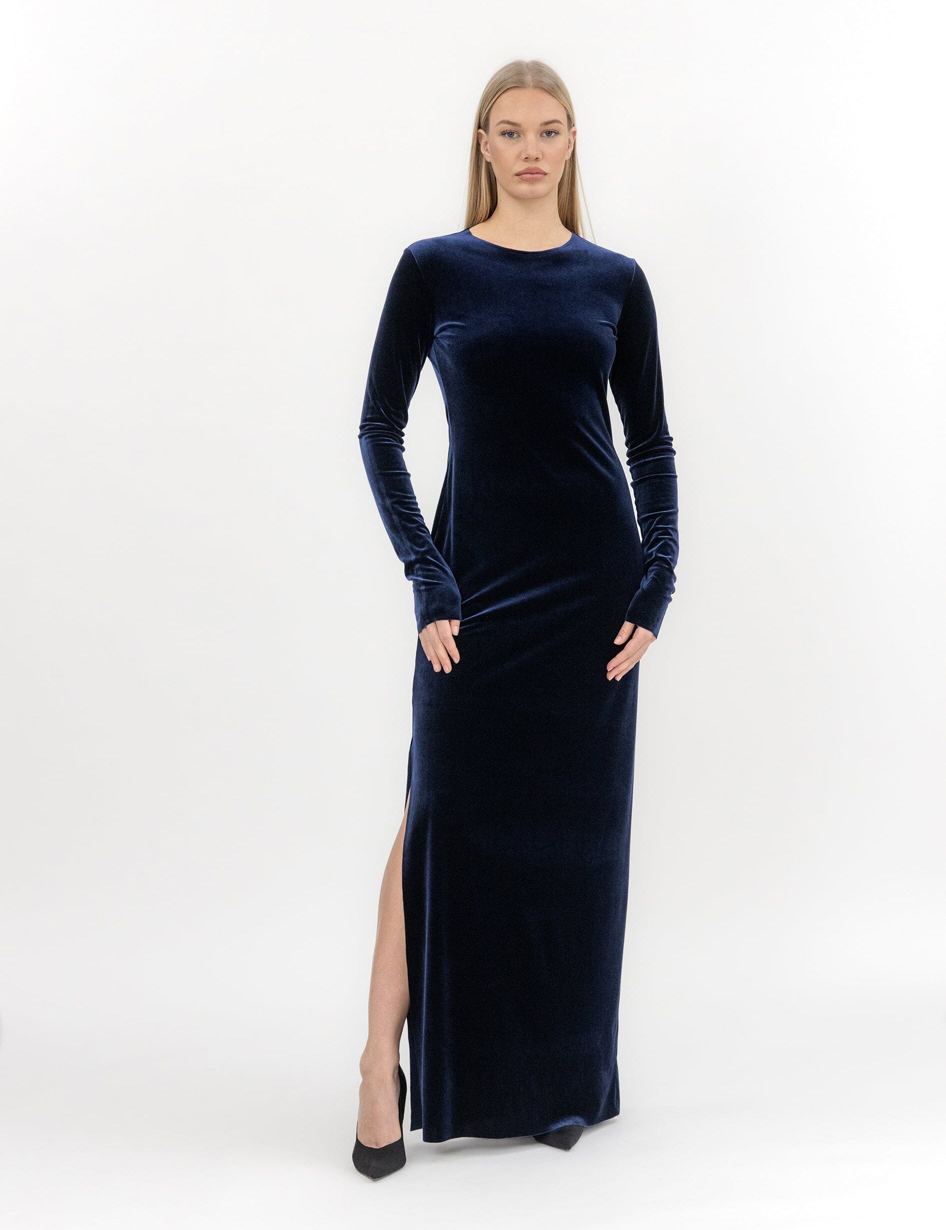  Love Void Dress Dark Blue Product Amoralle