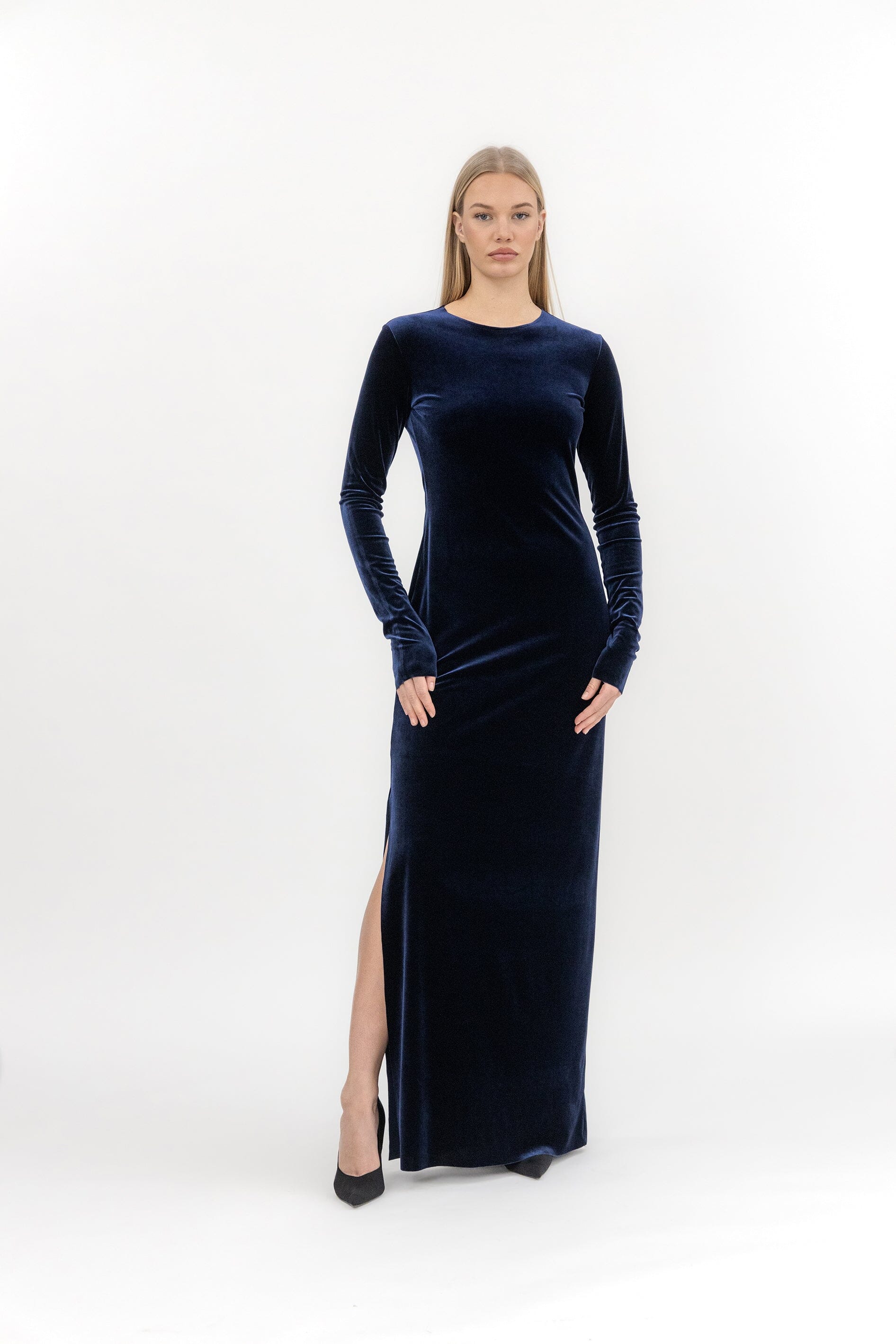  Love Void Dress Dark Blue Product Amoralle