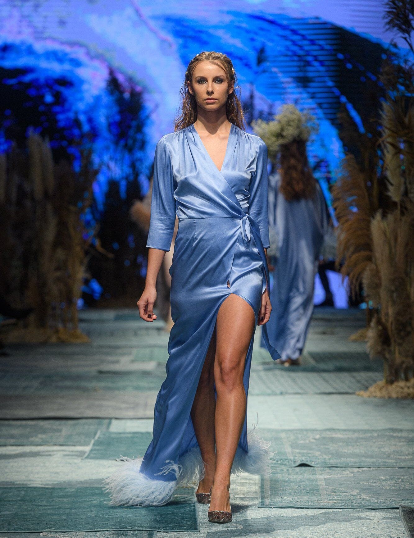  Luminous Grace Robe Blue Amoralle