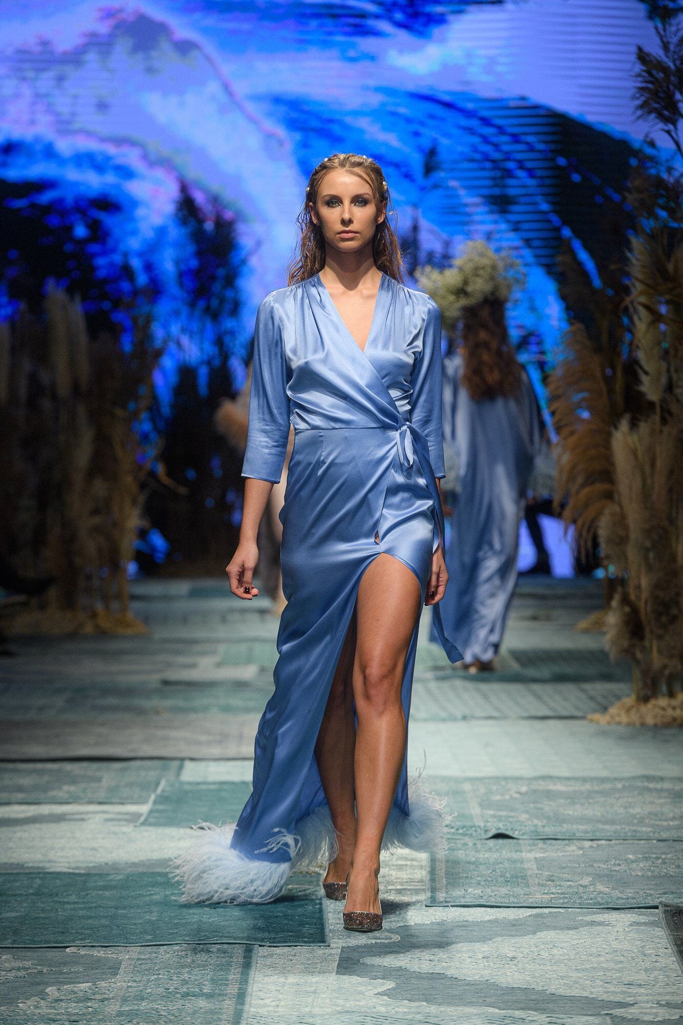 Luminous Grace Robe Blue Amoralle