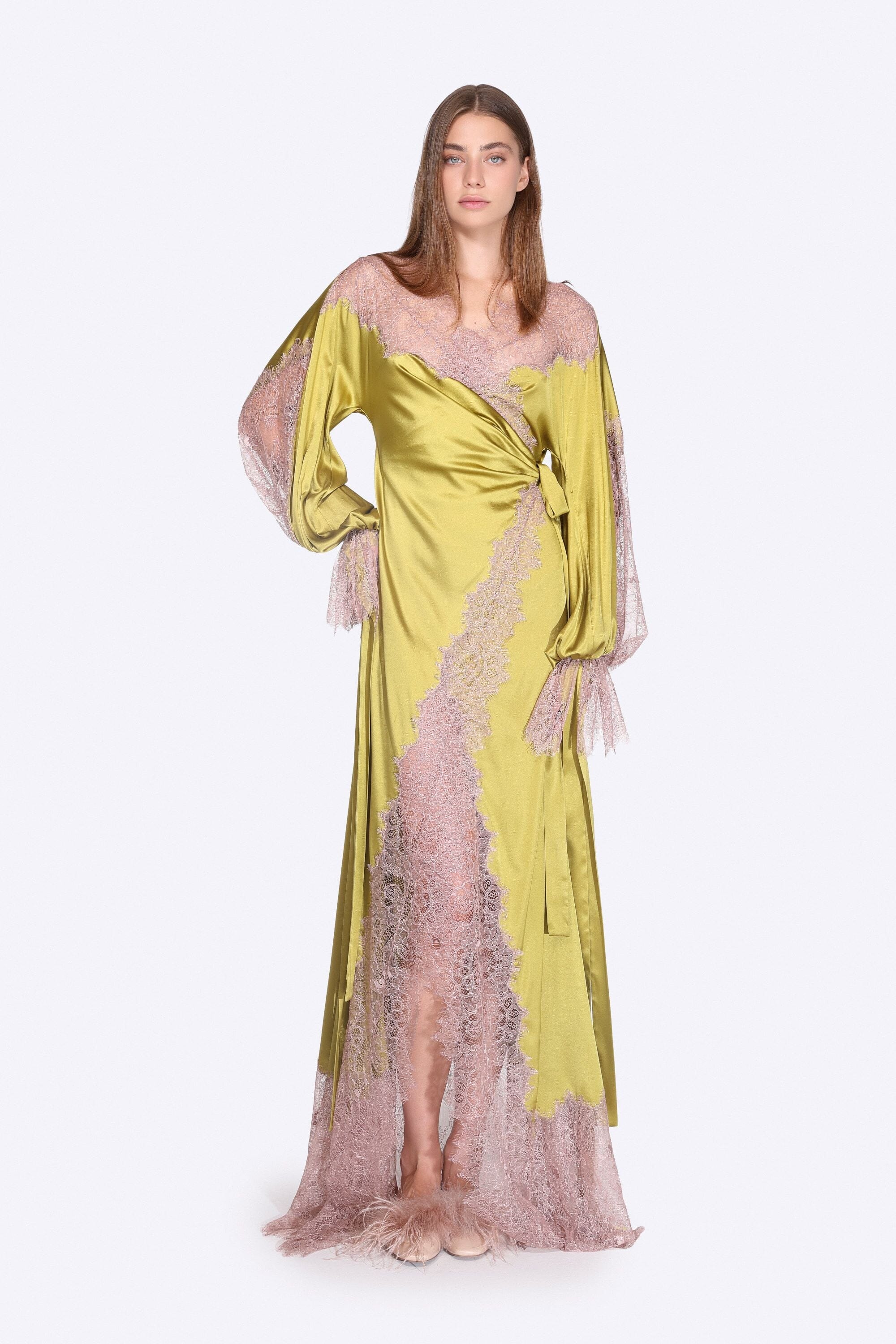  Luxury Lounging Citrine Robe Product Amoralle