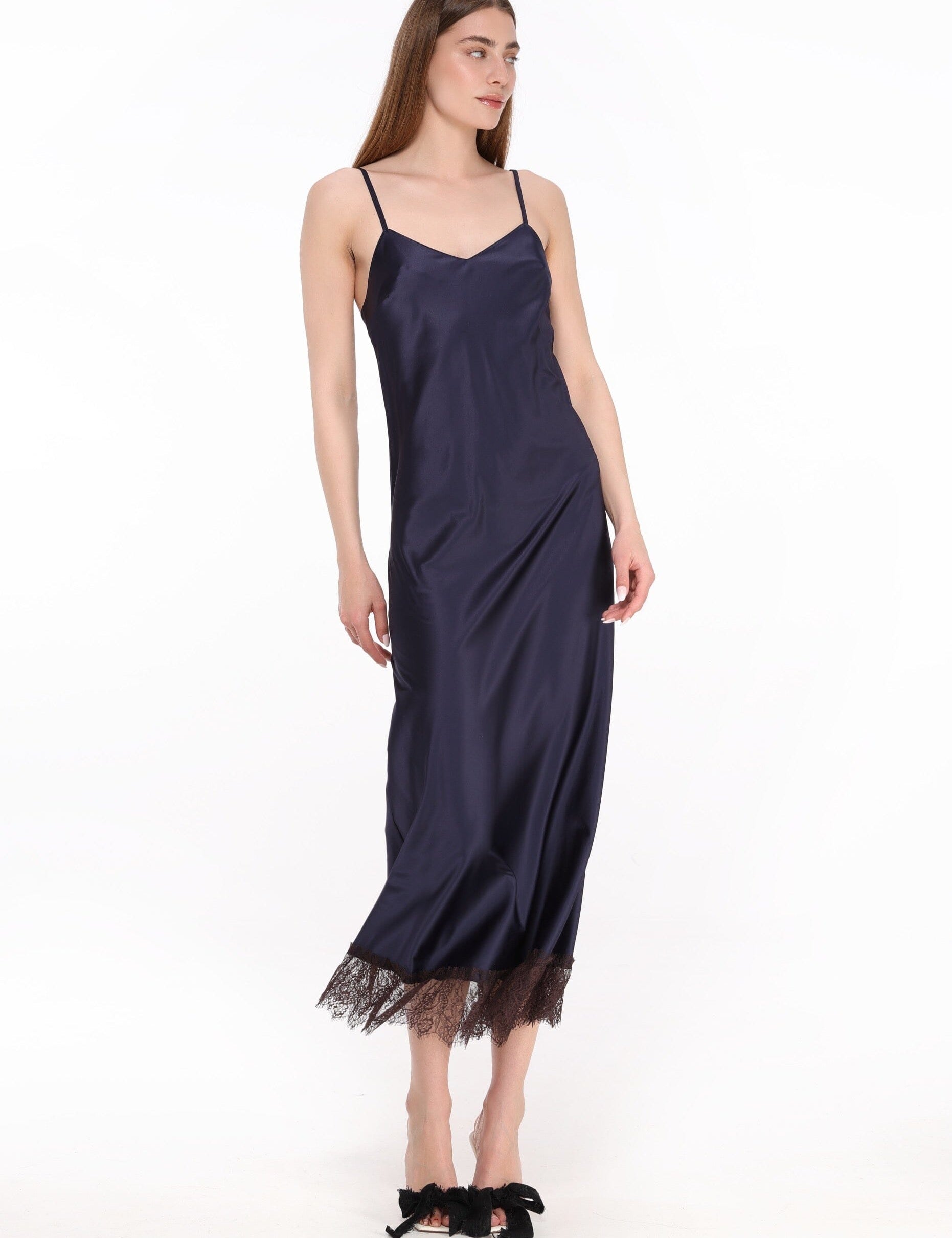  Midnight Veil Midi Slip Dress Product Amoralle