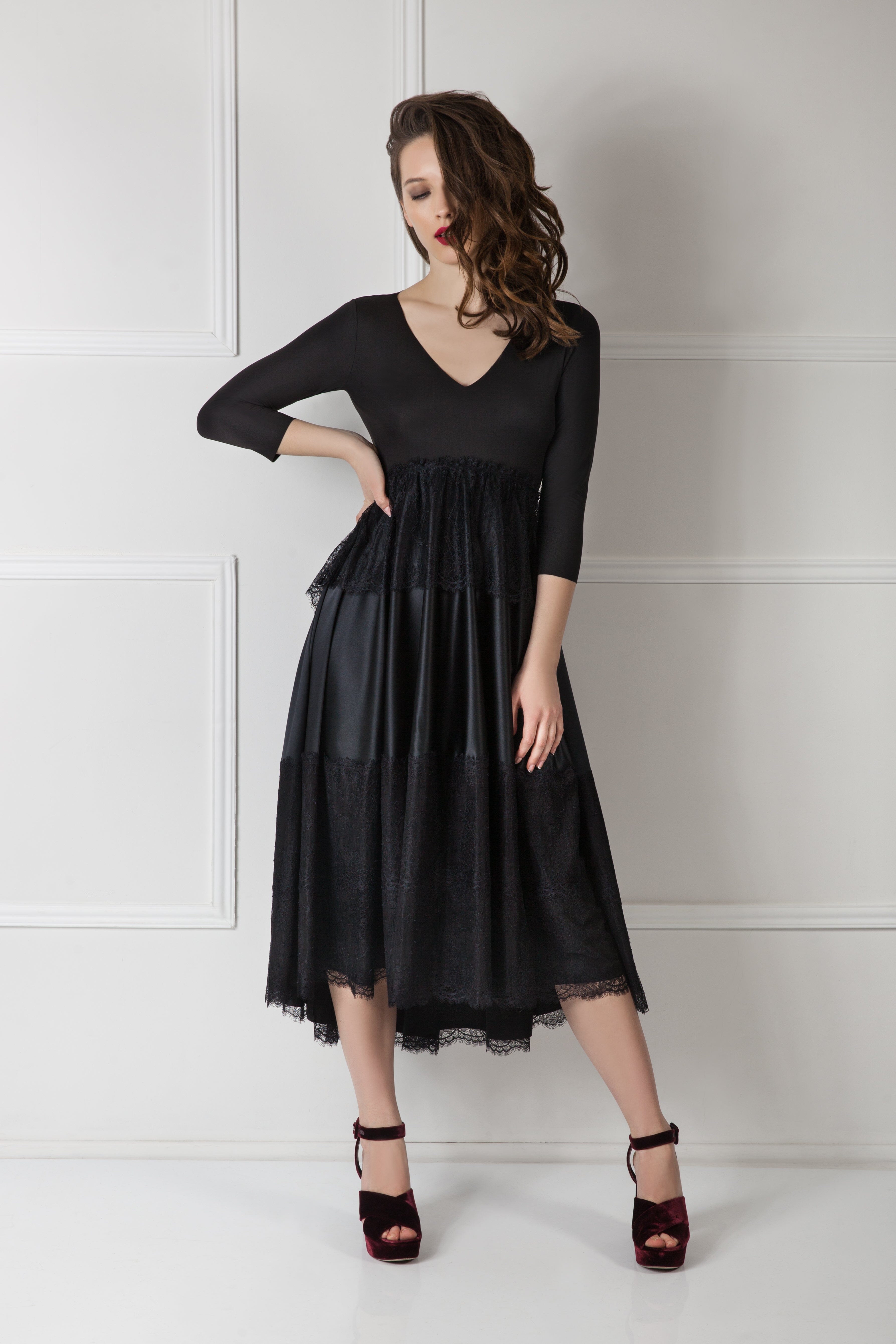  Moon Black Dress Product Amoralle