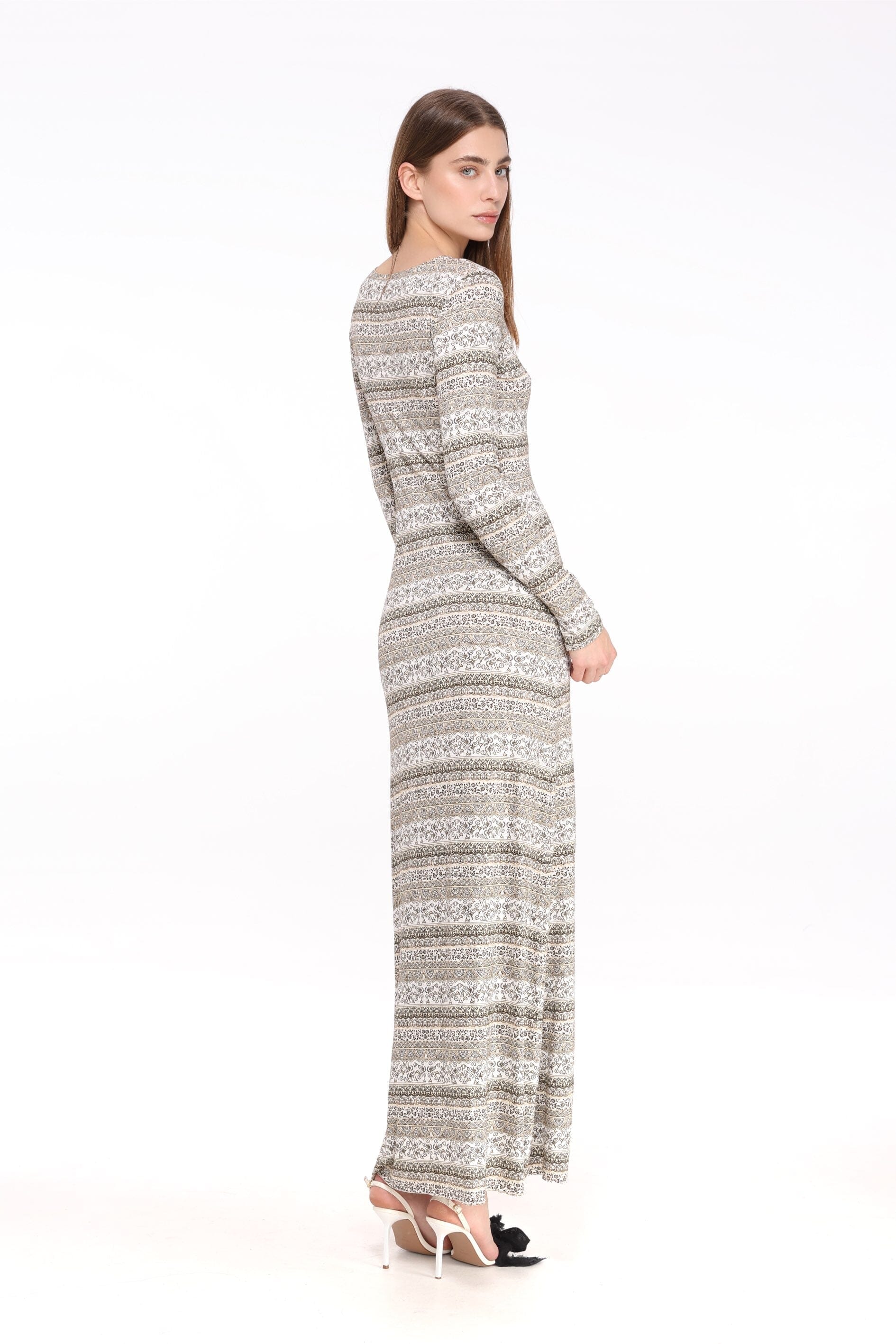  Multicolor Fitted Dress Product Amoralle