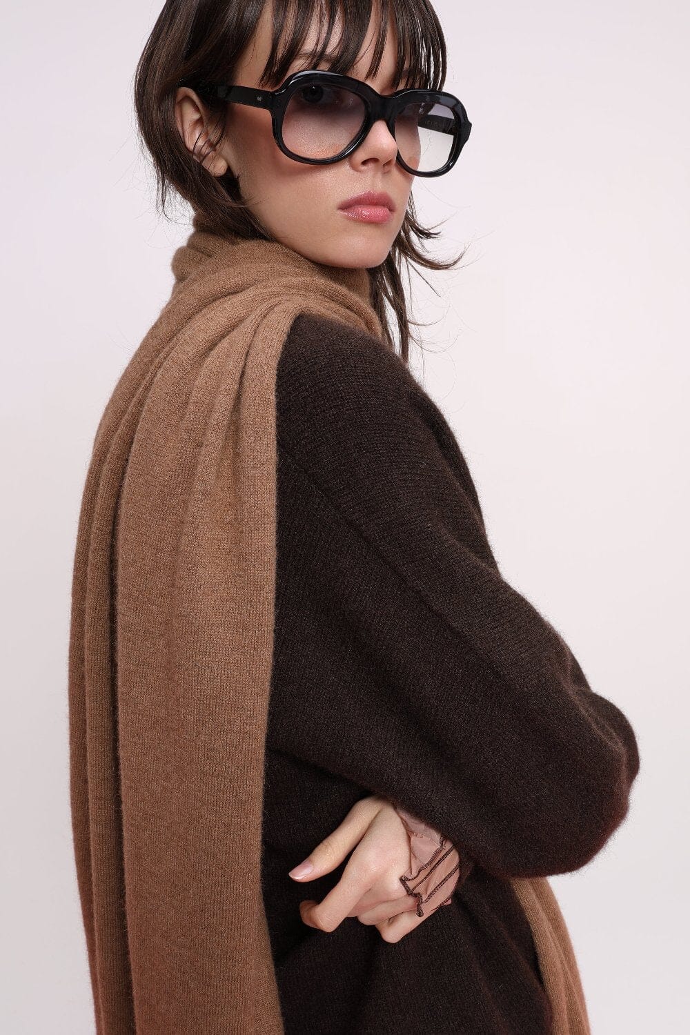  Natural Camel Wool Scarf Product Amoralle