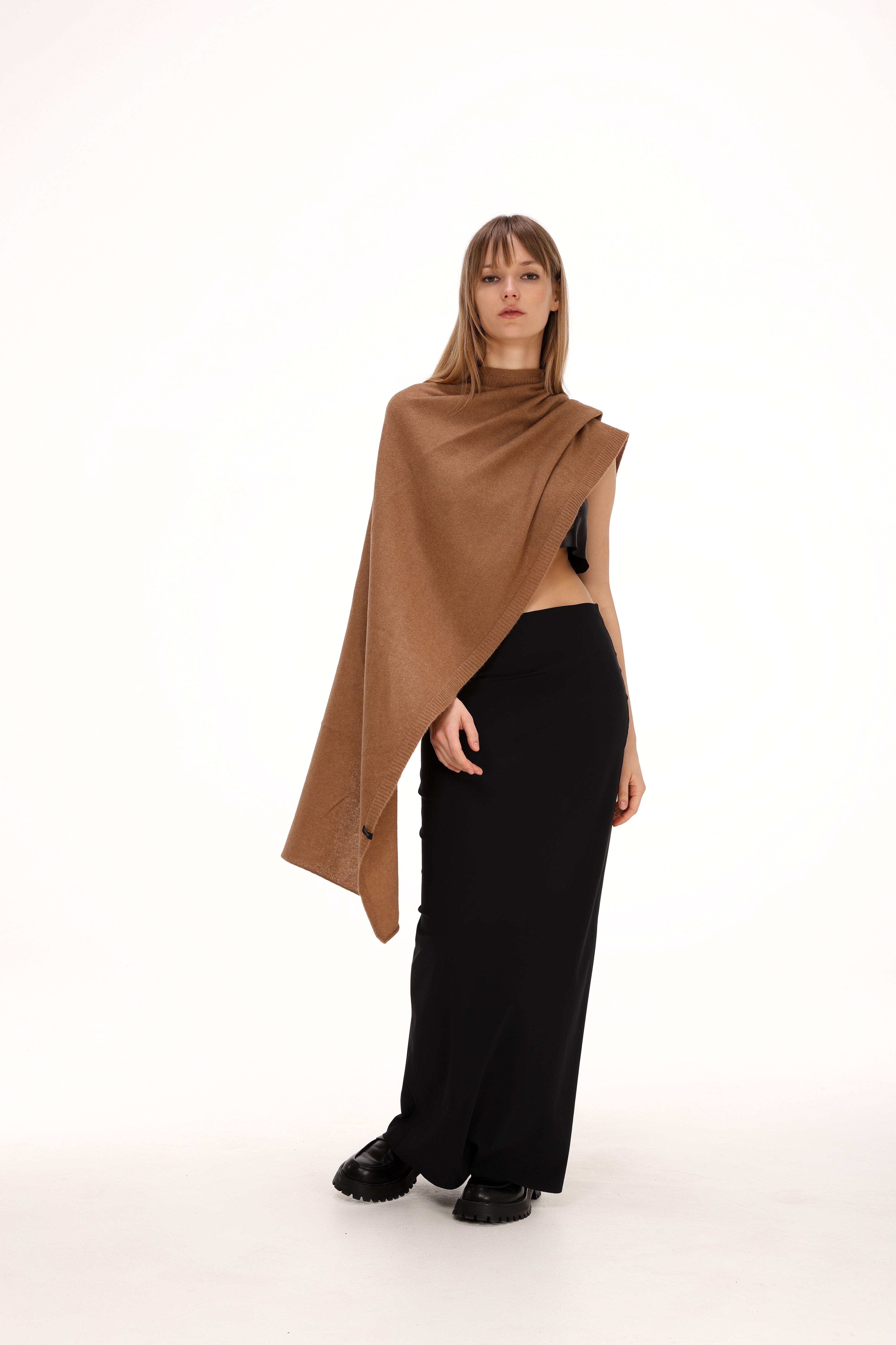  Natural Camel Wool Scarf Product Amoralle