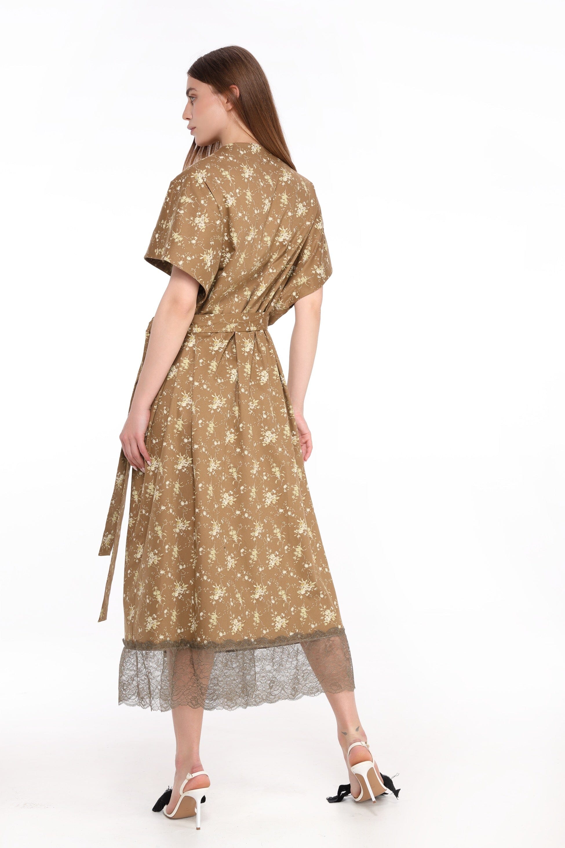  Olive Dream Wrap Dress Product Amoralle
