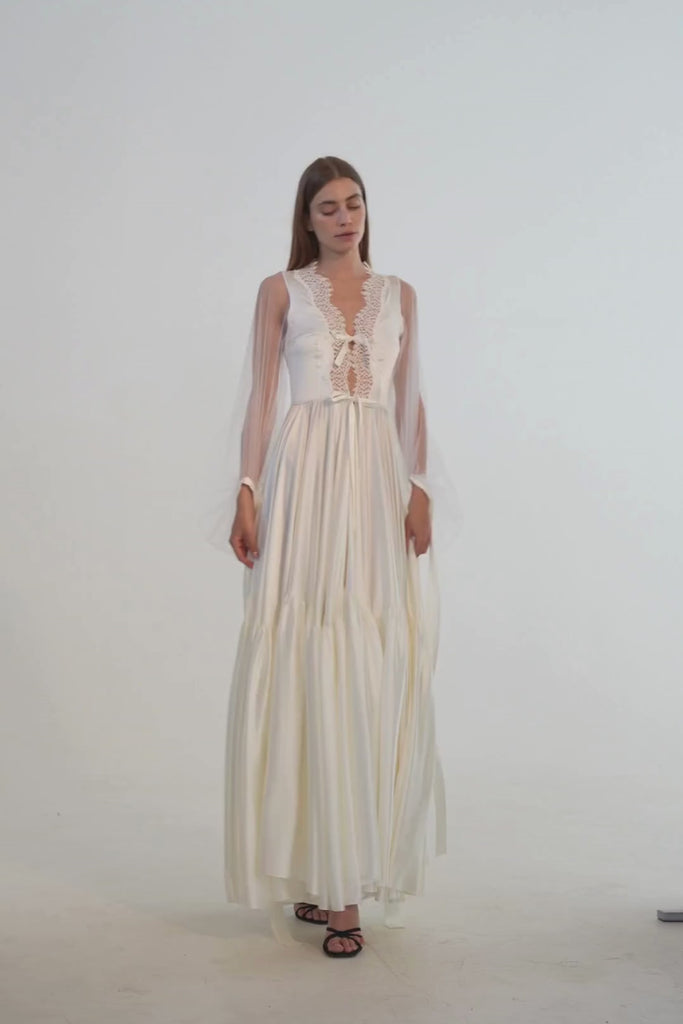 Ivory Moon Robe Product Amoralle