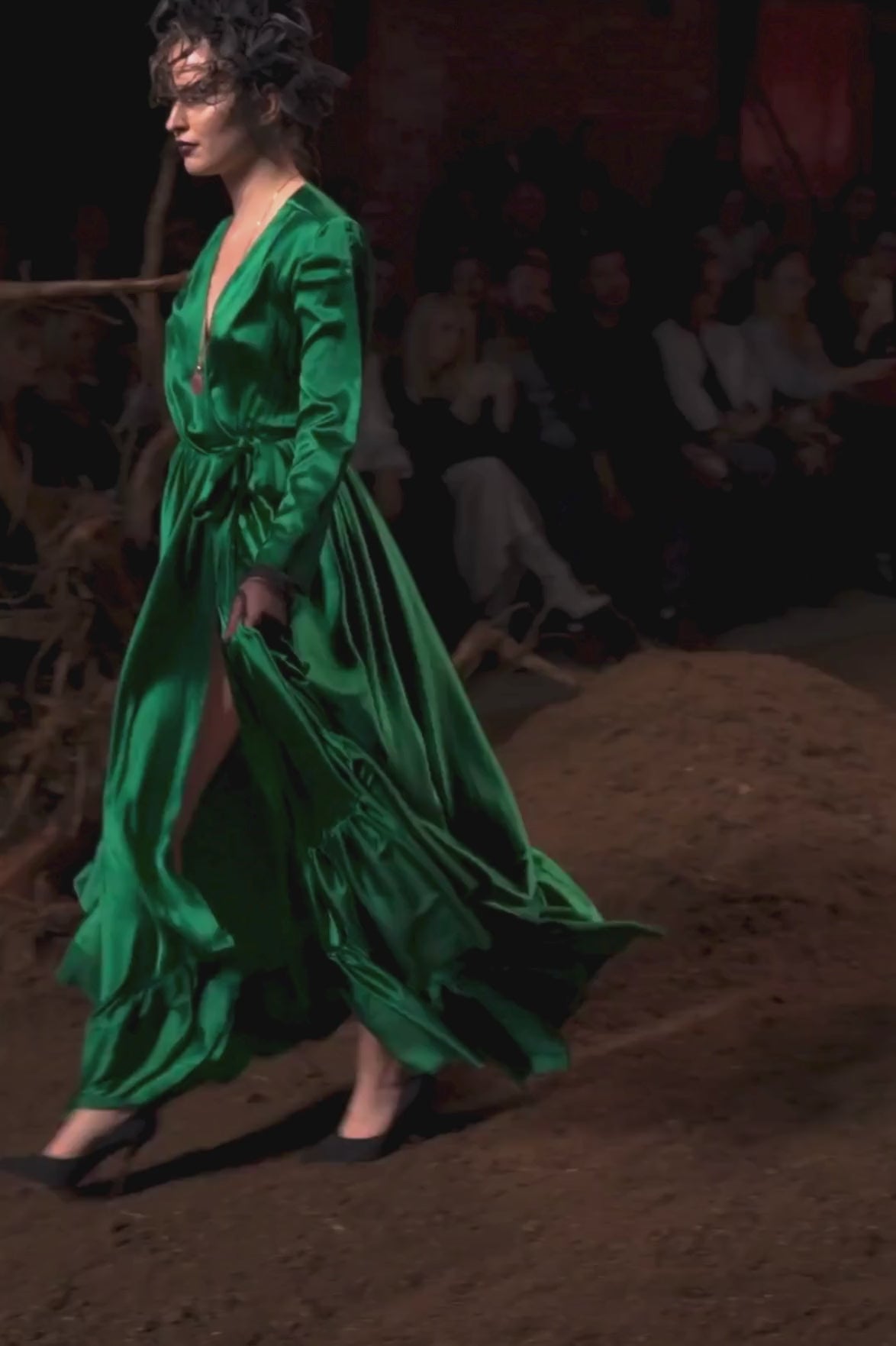 A Sudden Kiss Silk Robe