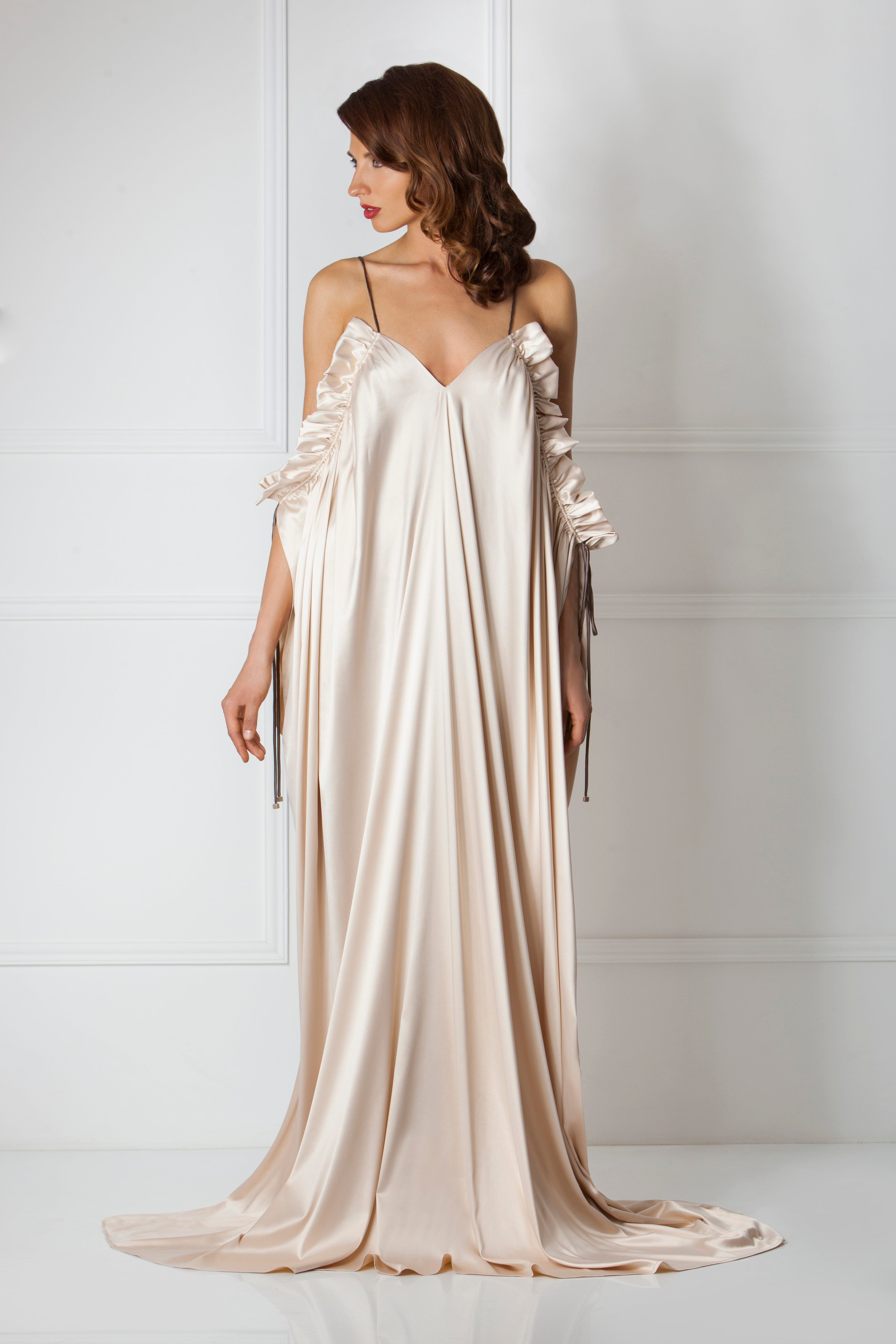  Satin Greek Goddes Dress Product Amoralle