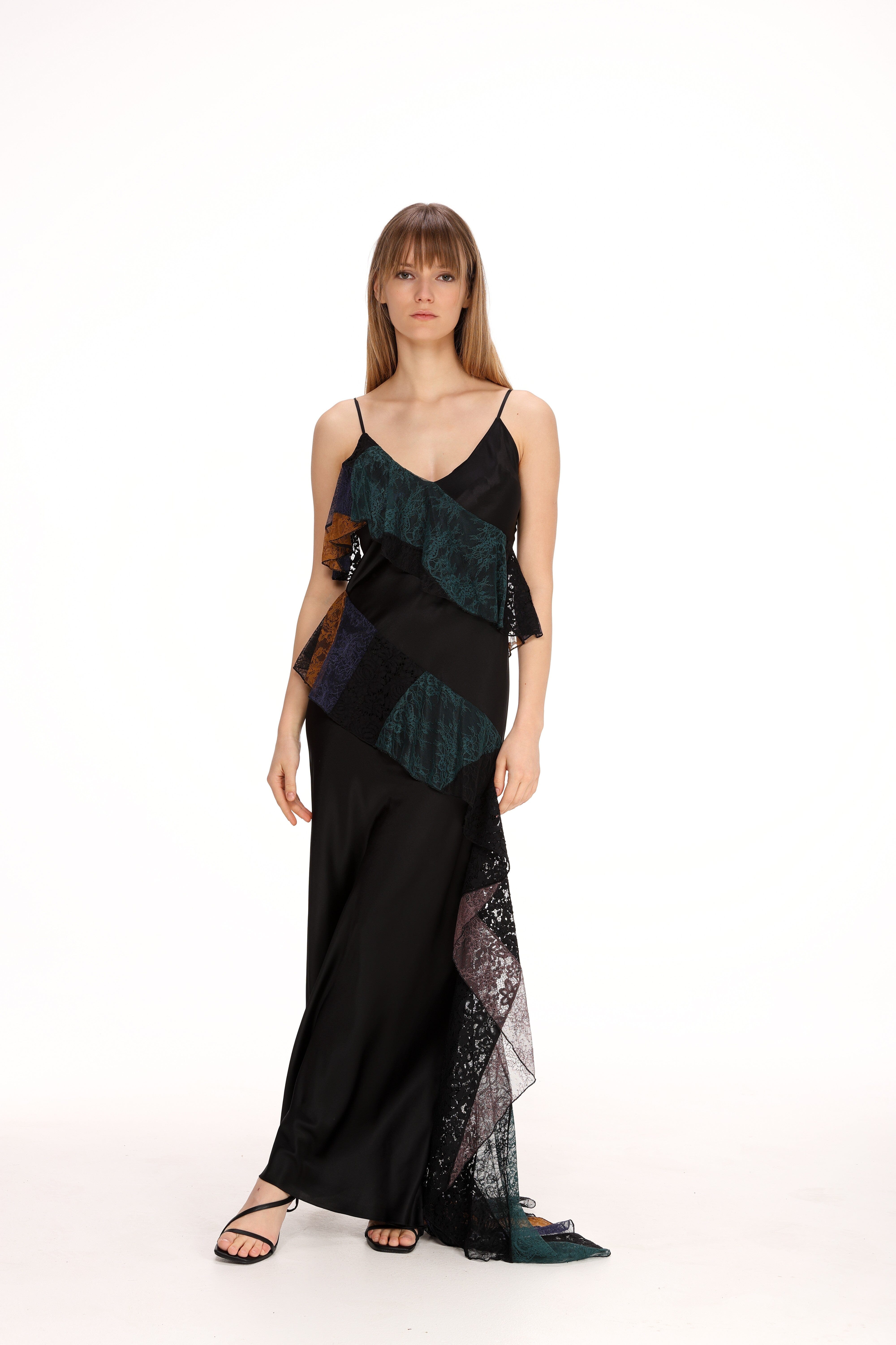  Satin Maxi Slip Dress Product Amoralle