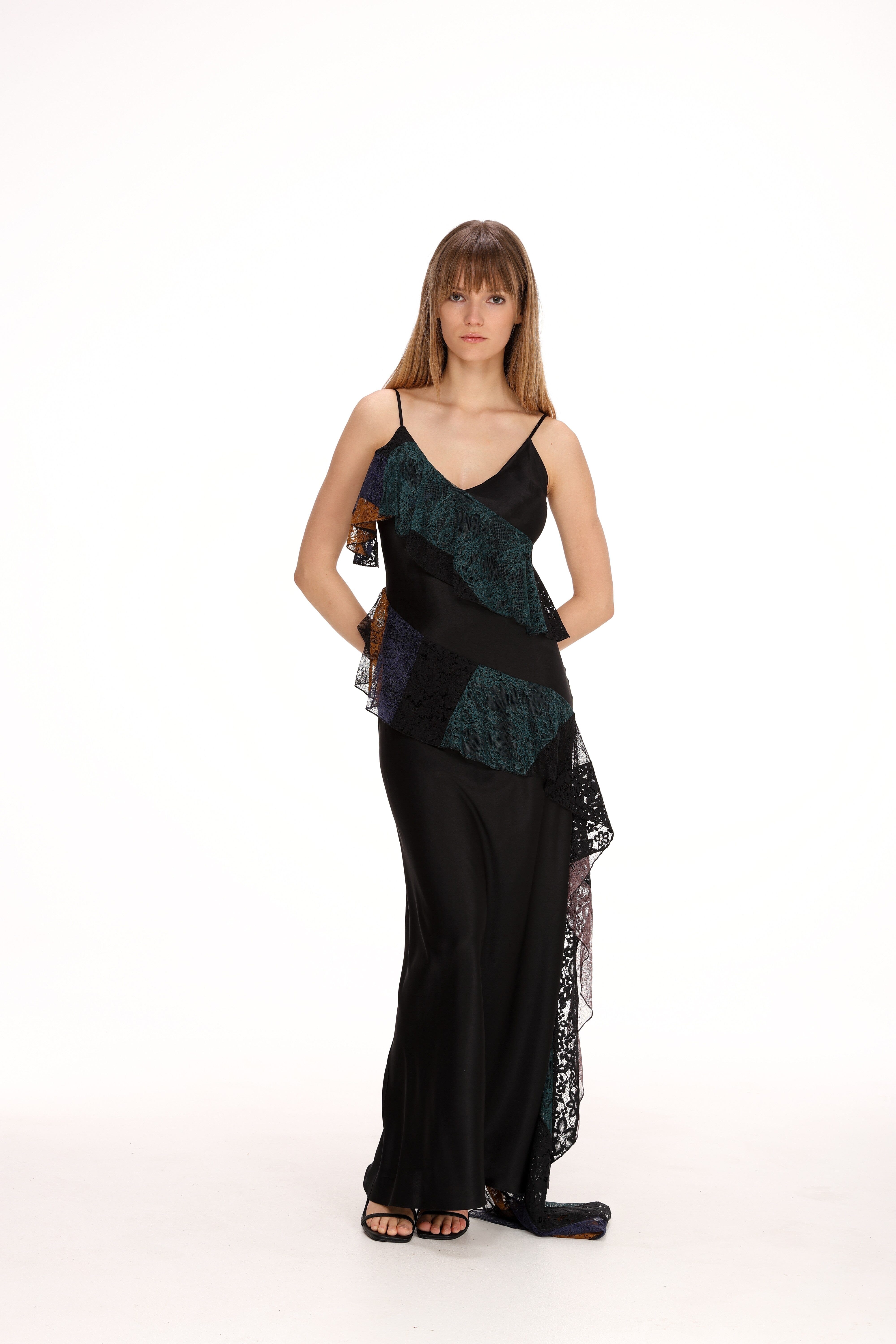  Satin Maxi Slip Dress Product Amoralle