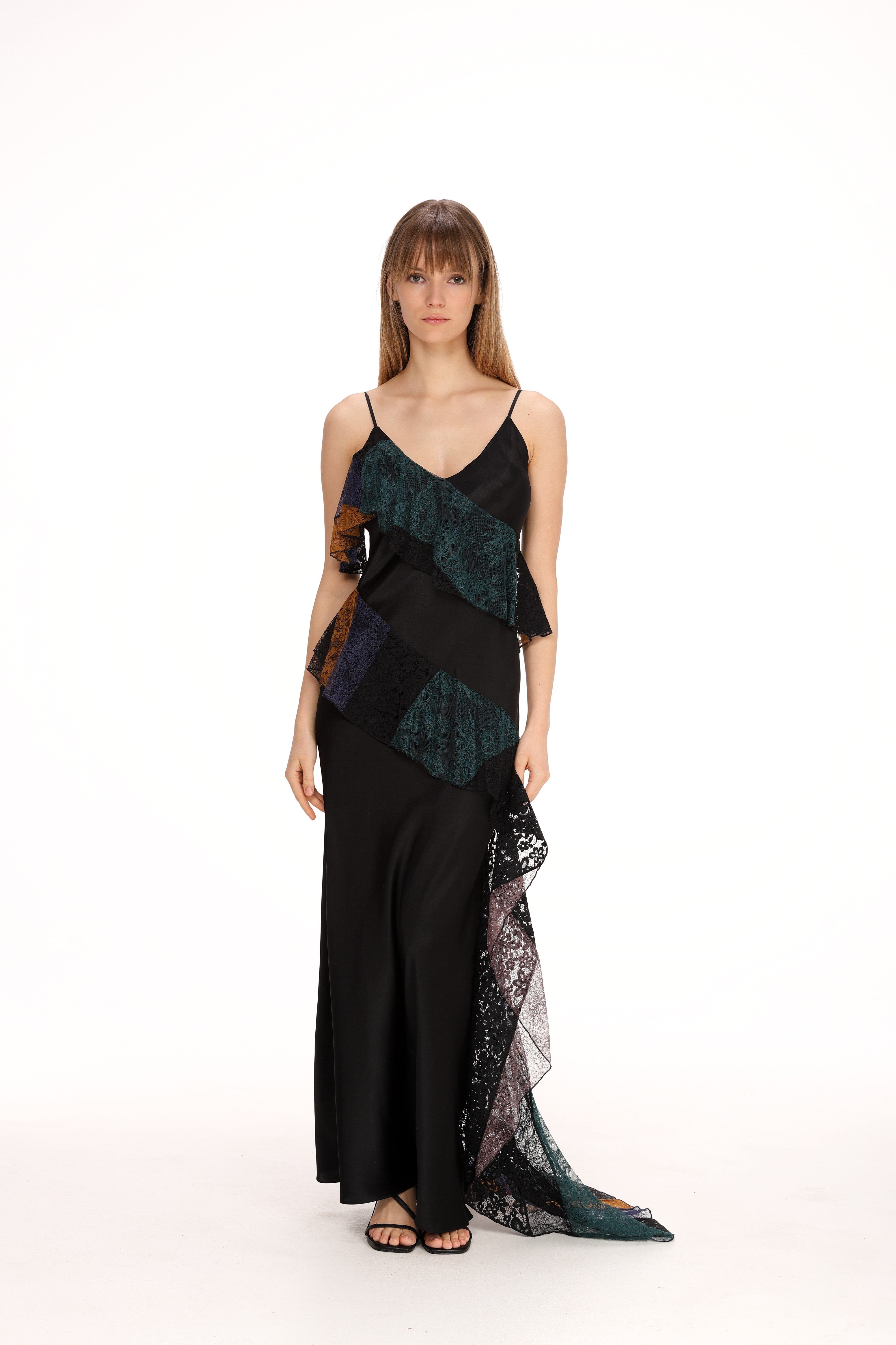  Satin Maxi Slip Dress Product Amoralle