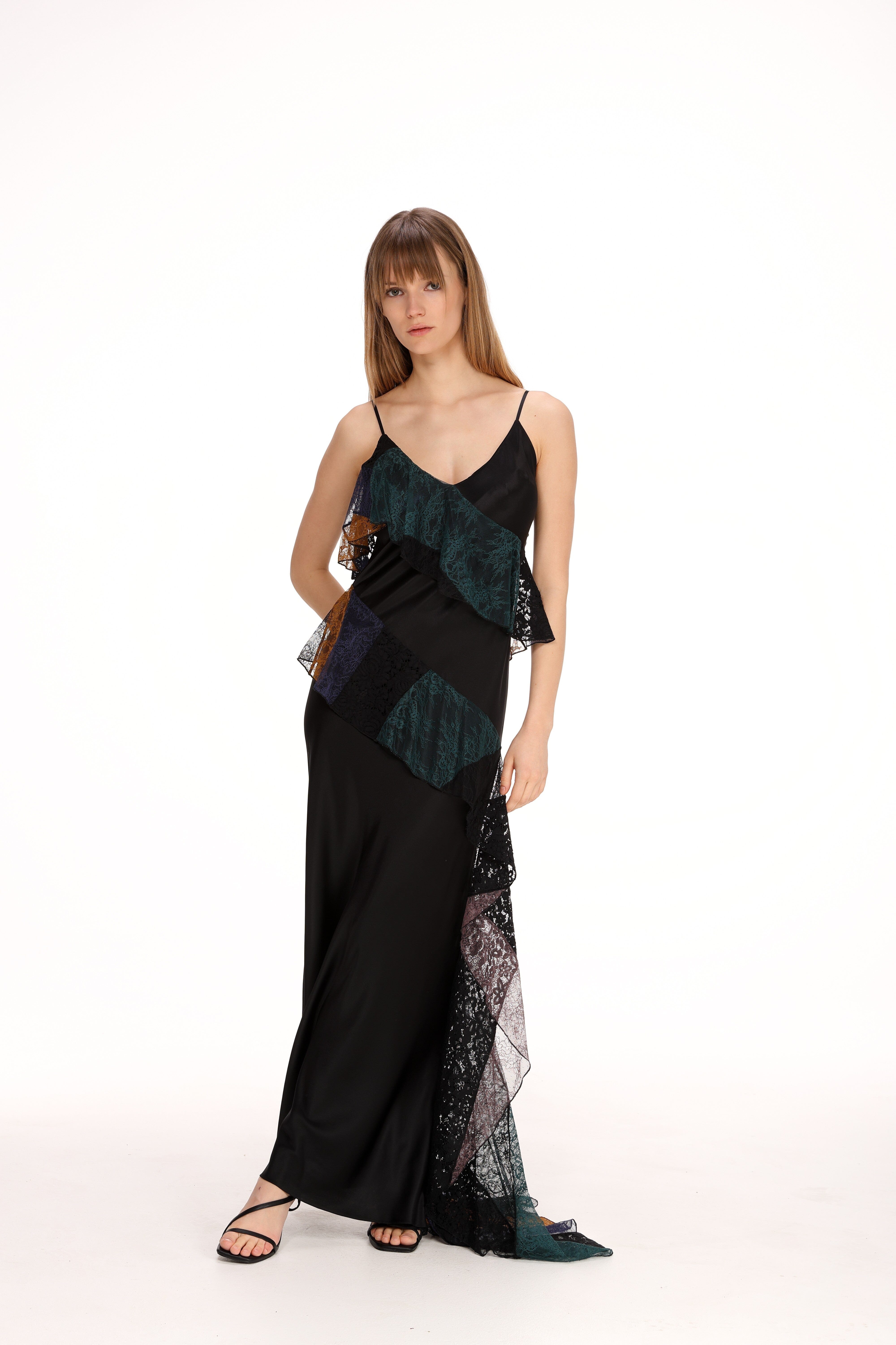  Satin Maxi Slip Dress Product Amoralle