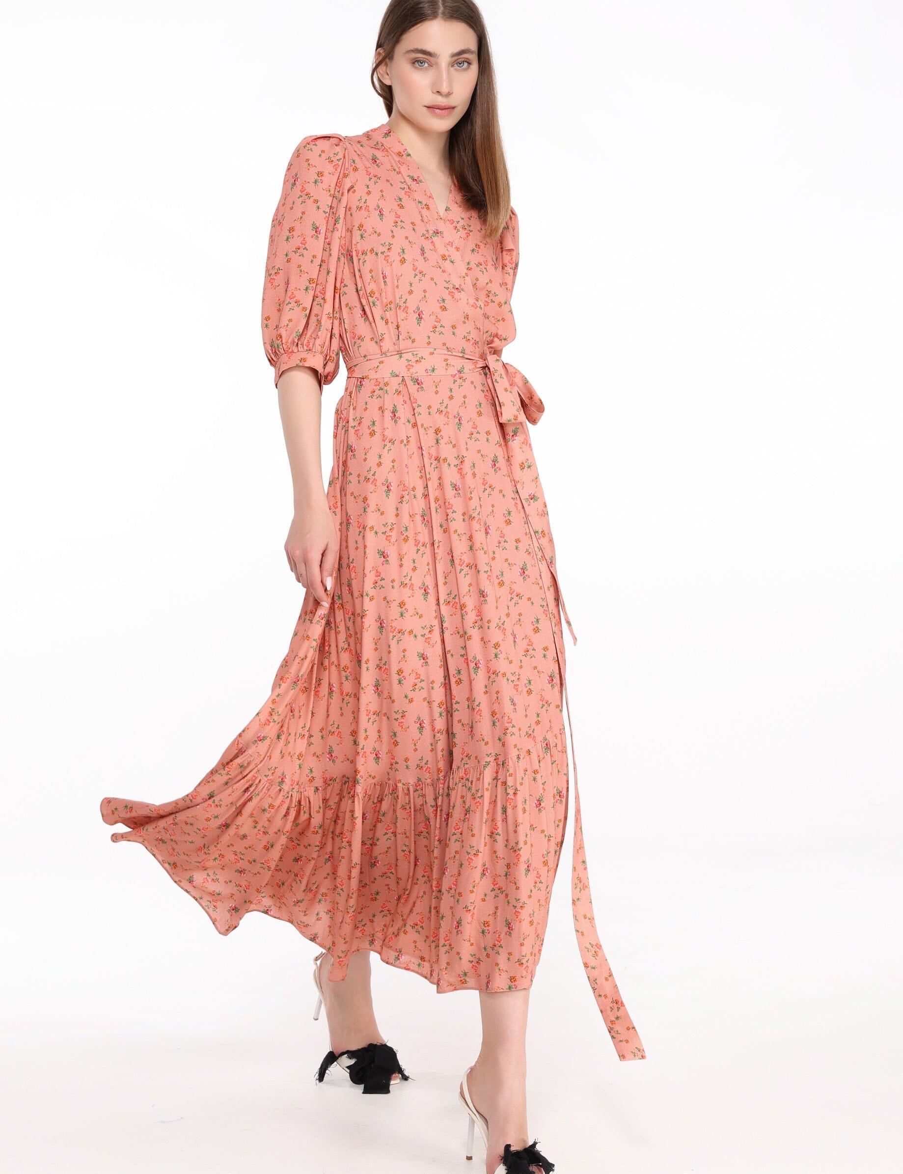  Shining Morning Wrap Dress Product Amoralle
