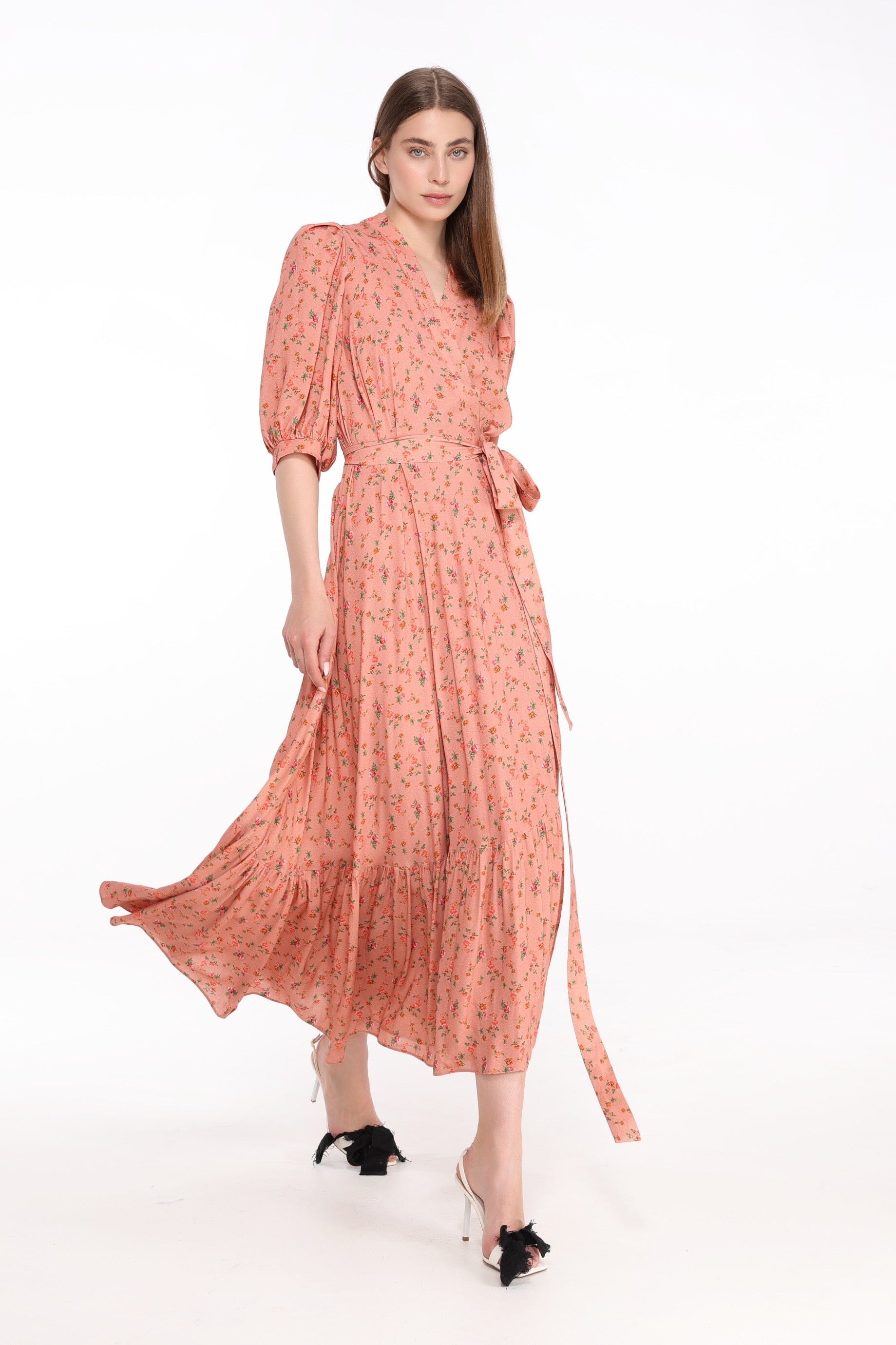  Shining Morning Wrap Dress Product Amoralle