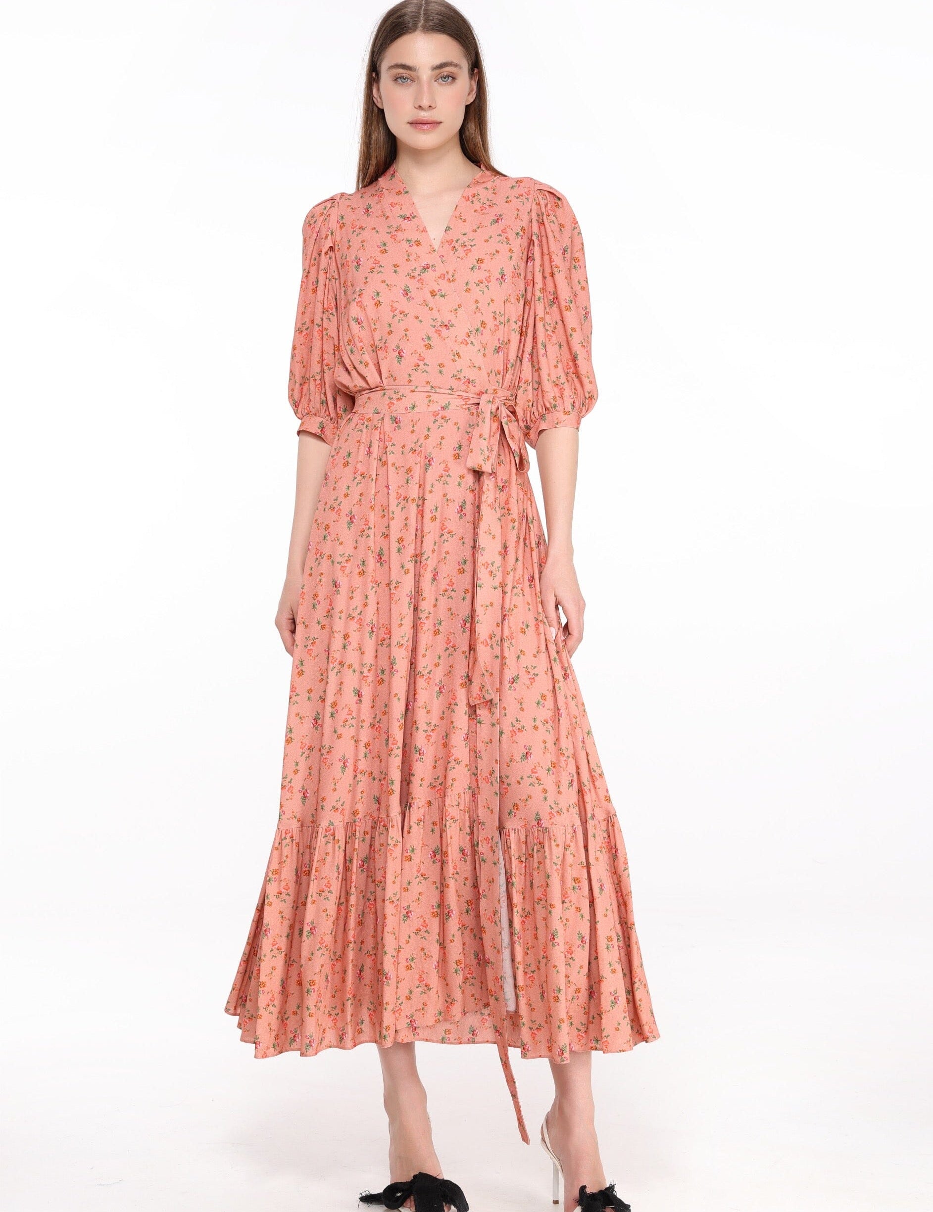 Shining Morning Wrap Dress Product Amoralle