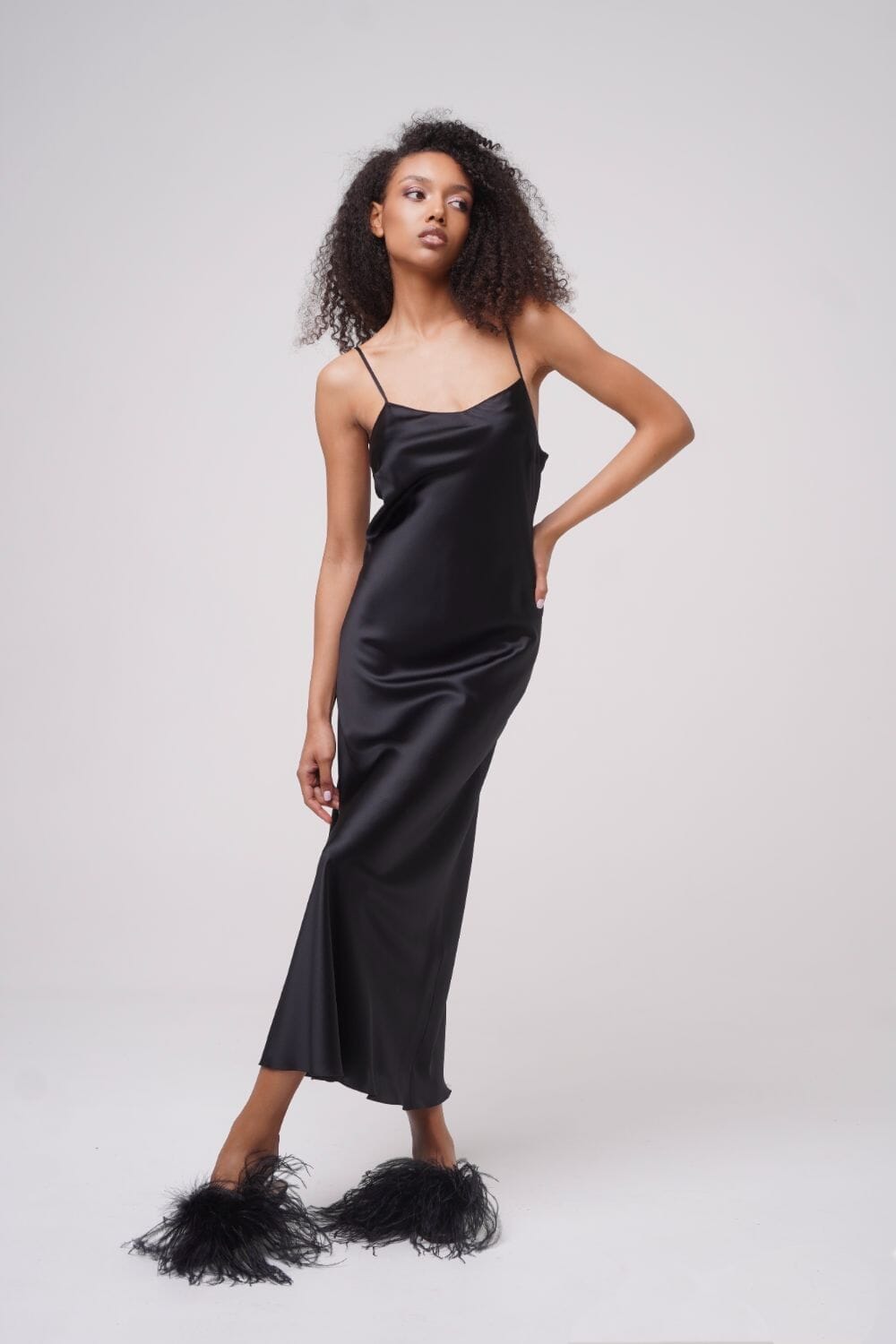  Silk Light Elysian Midi Slip Product SIA Glamoralle