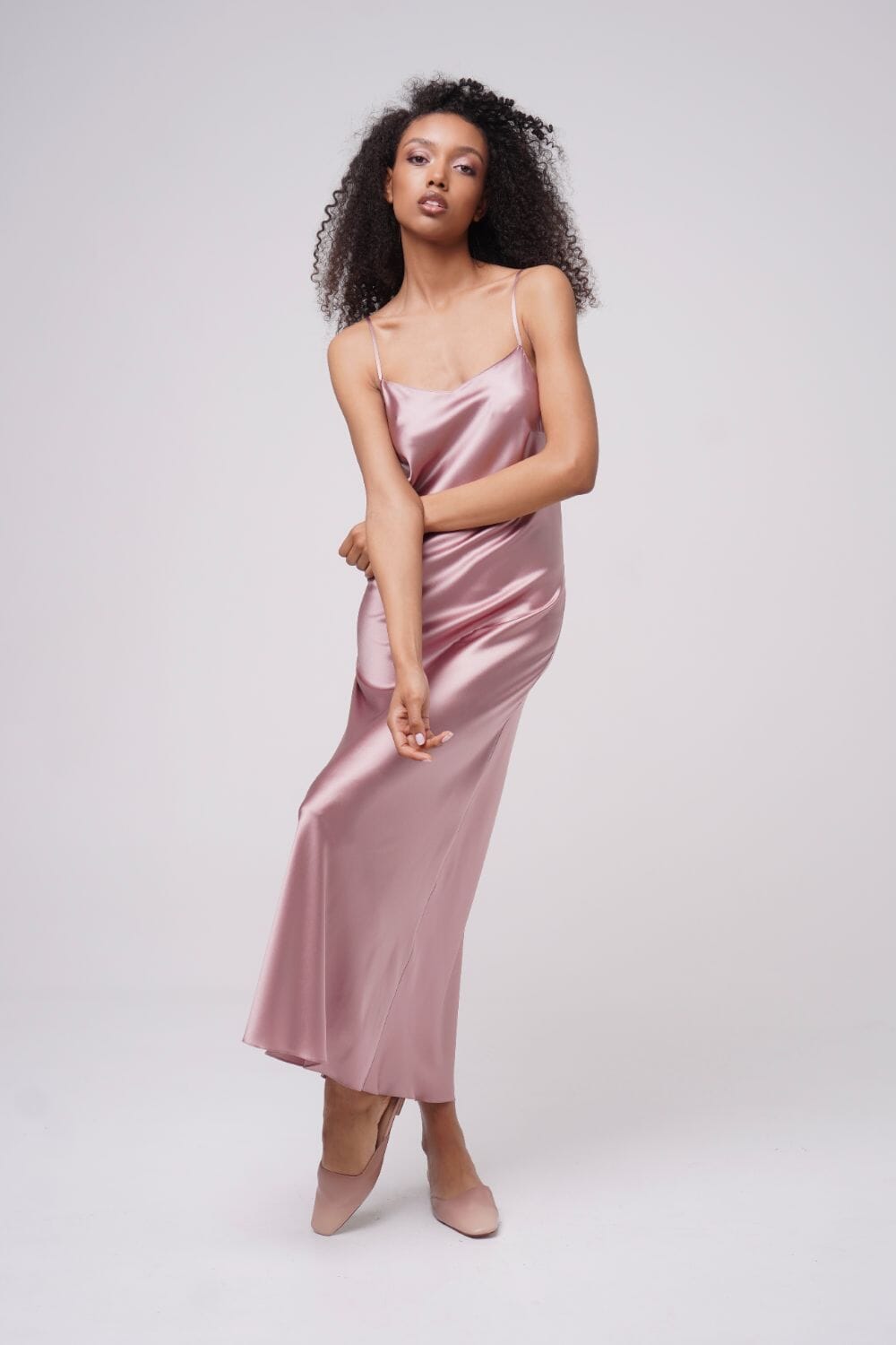  Silk Light Elysian Midi Slip Product SIA Glamoralle