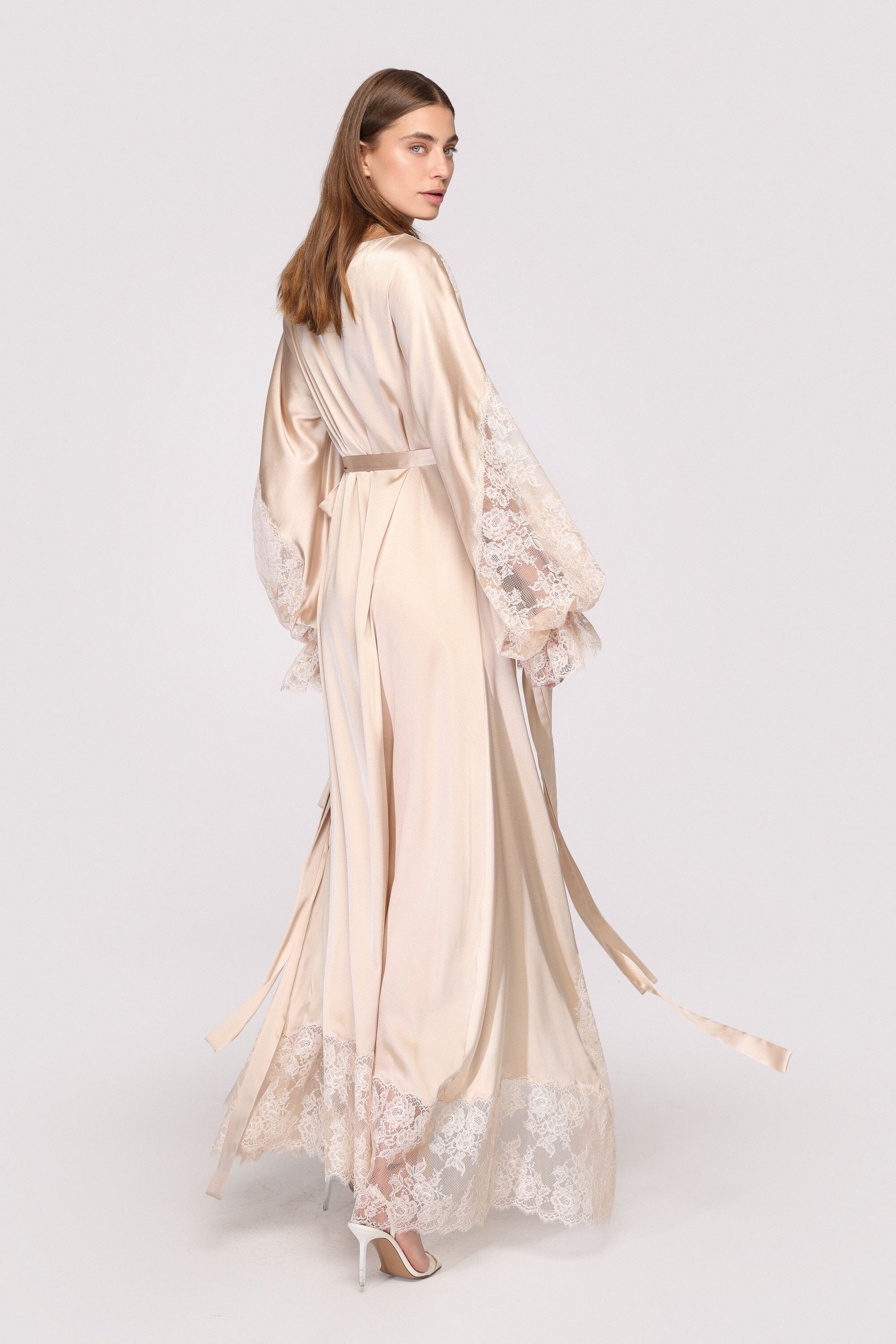  Silk Solstice Soft Gold Robe Product Amoralle