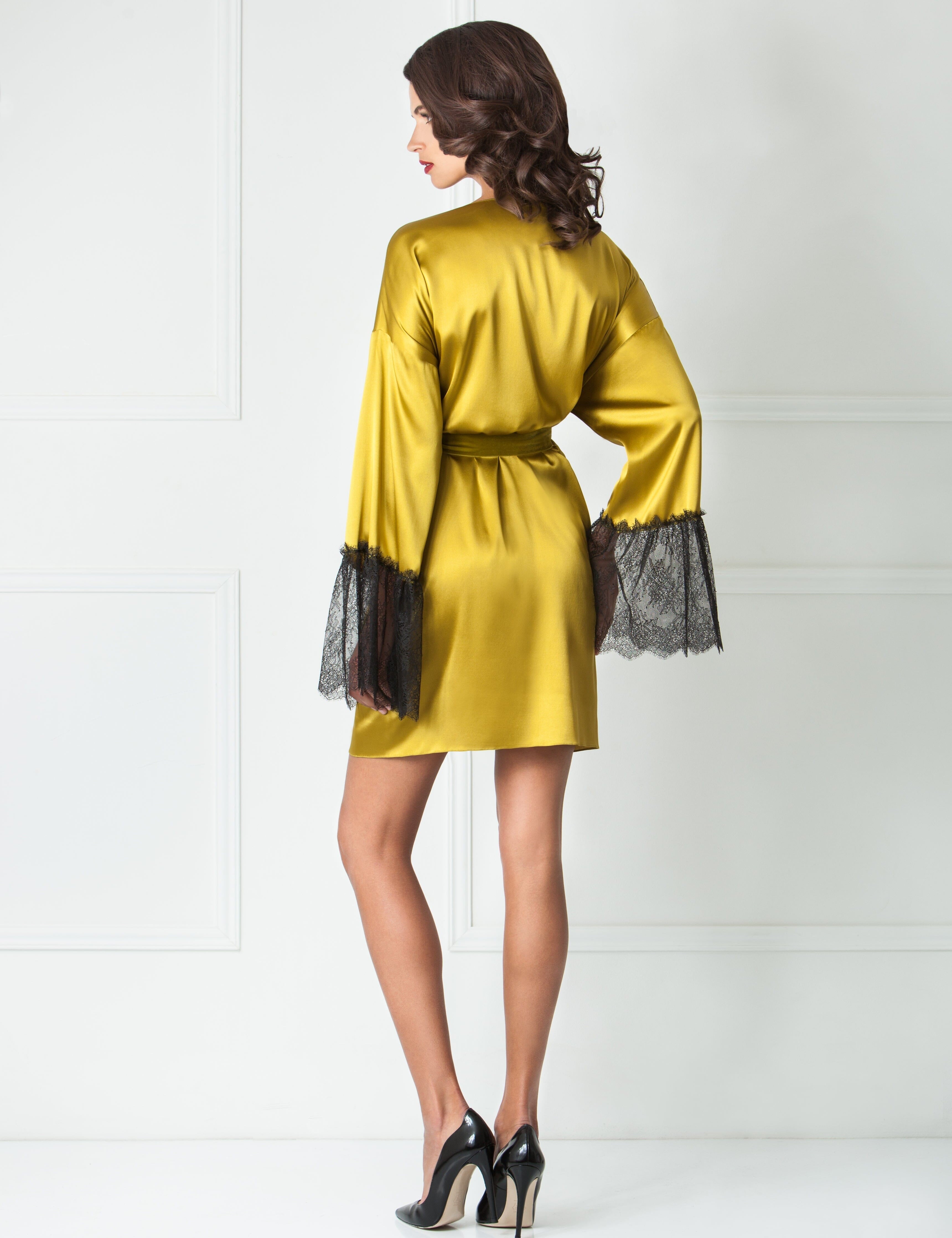  Silk & Starlight Robe Light Gold Citrine Amoralle