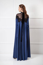 Silk Temptation Robe Black Amoralle