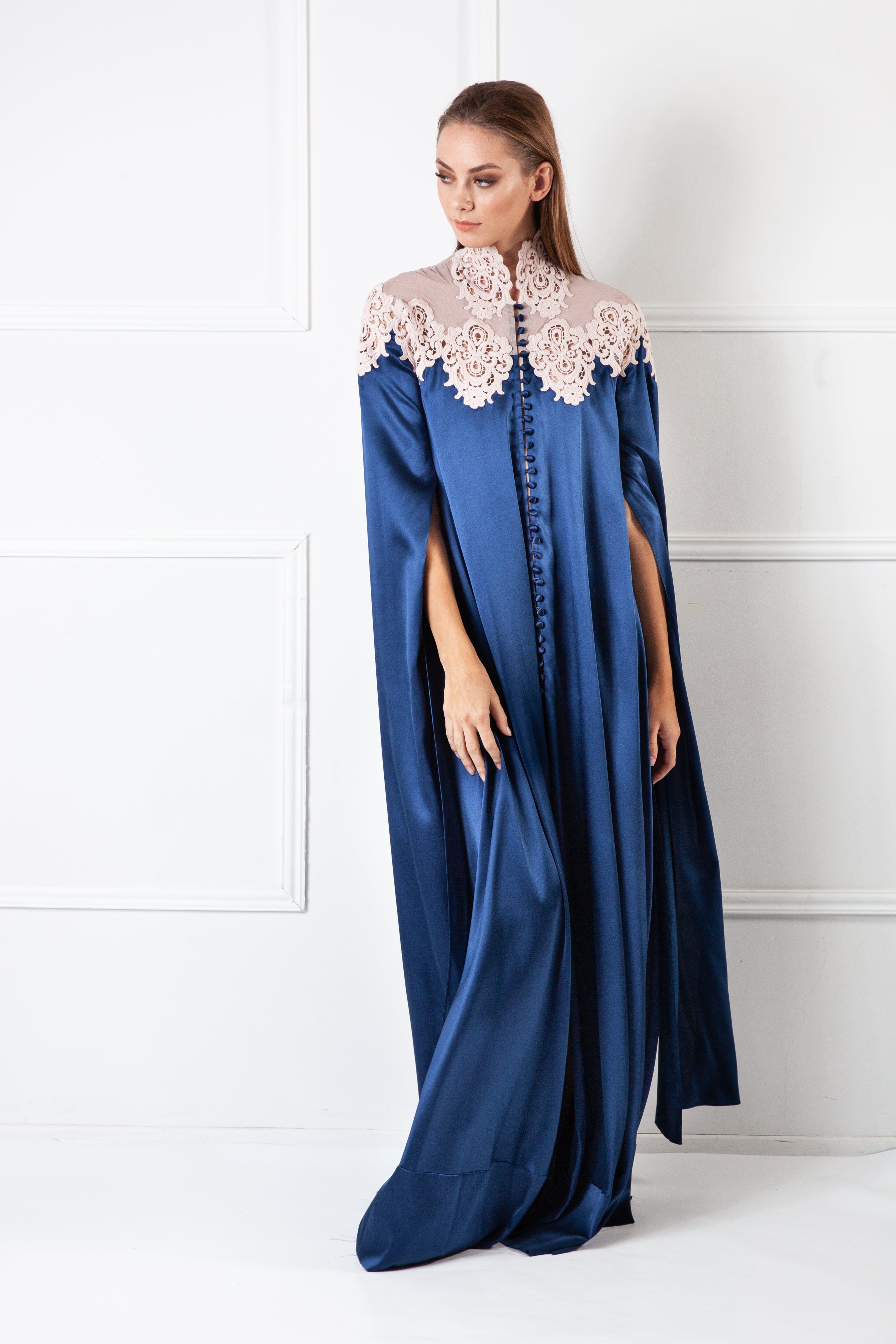  Silk Temptation Robe Ivory Amoralle