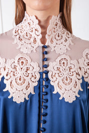  Silk Temptation Robe Ivory Amoralle