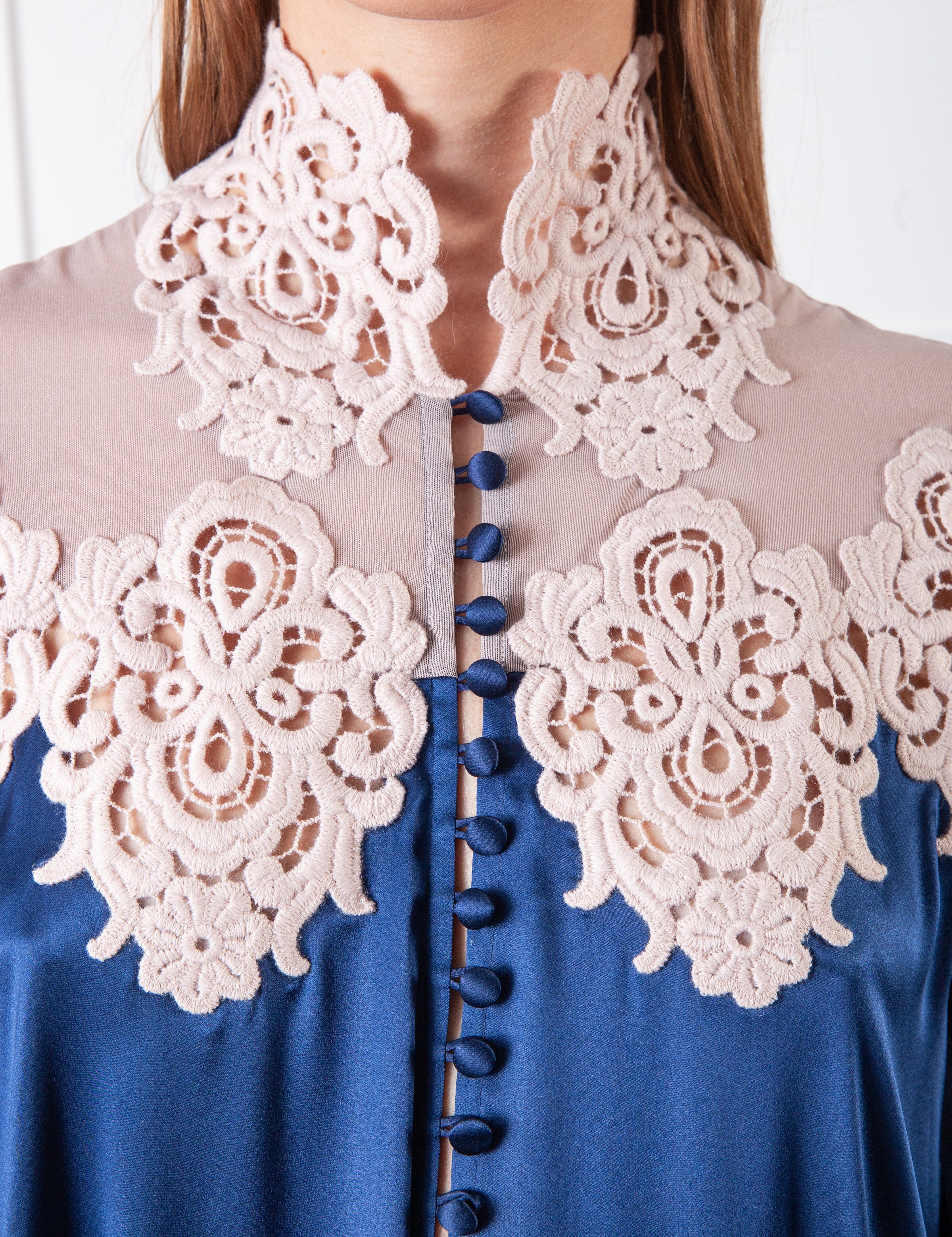  Silk Temptation Robe Ivory Amoralle