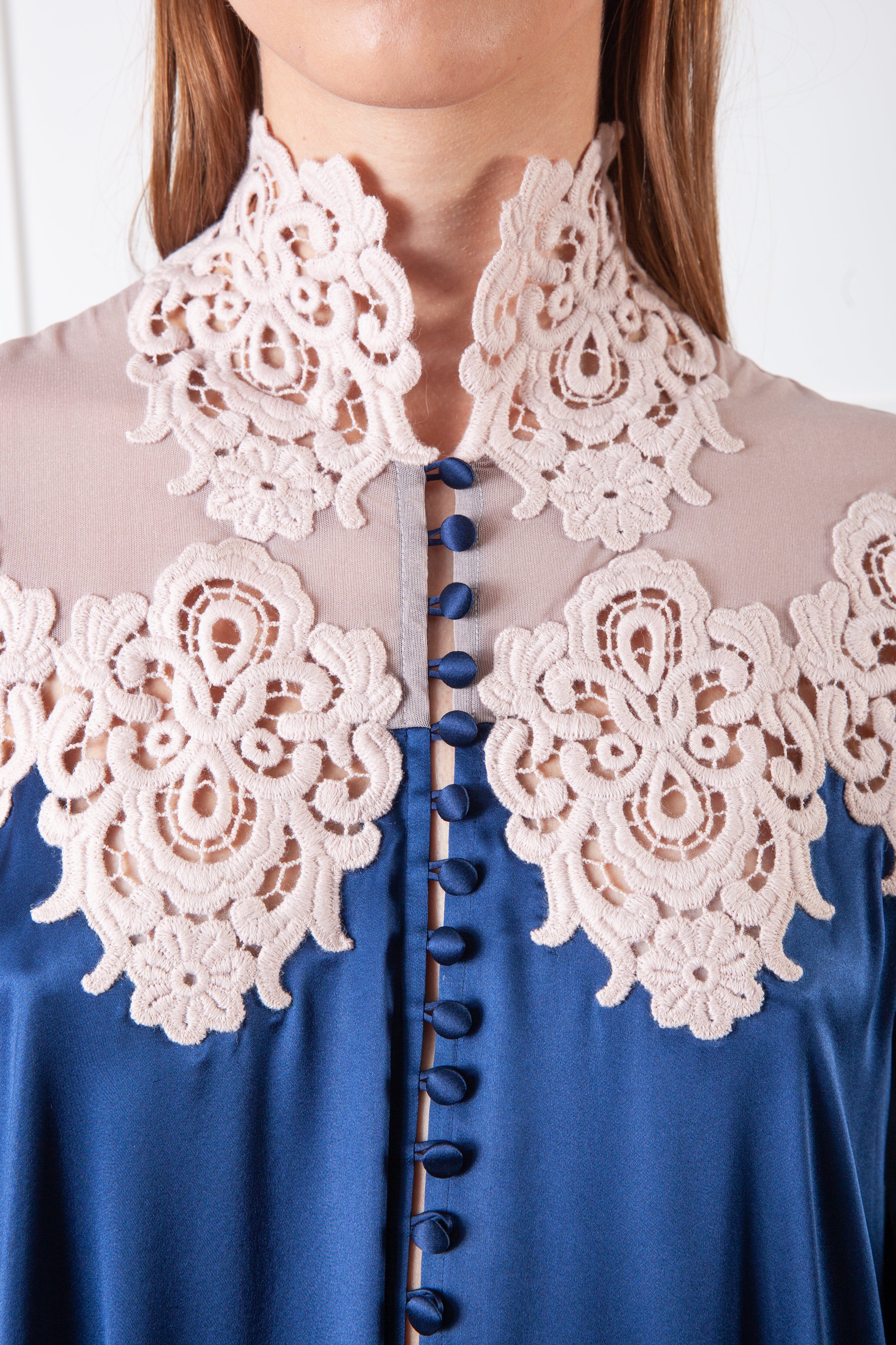  Silk Temptation Robe Ivory Amoralle