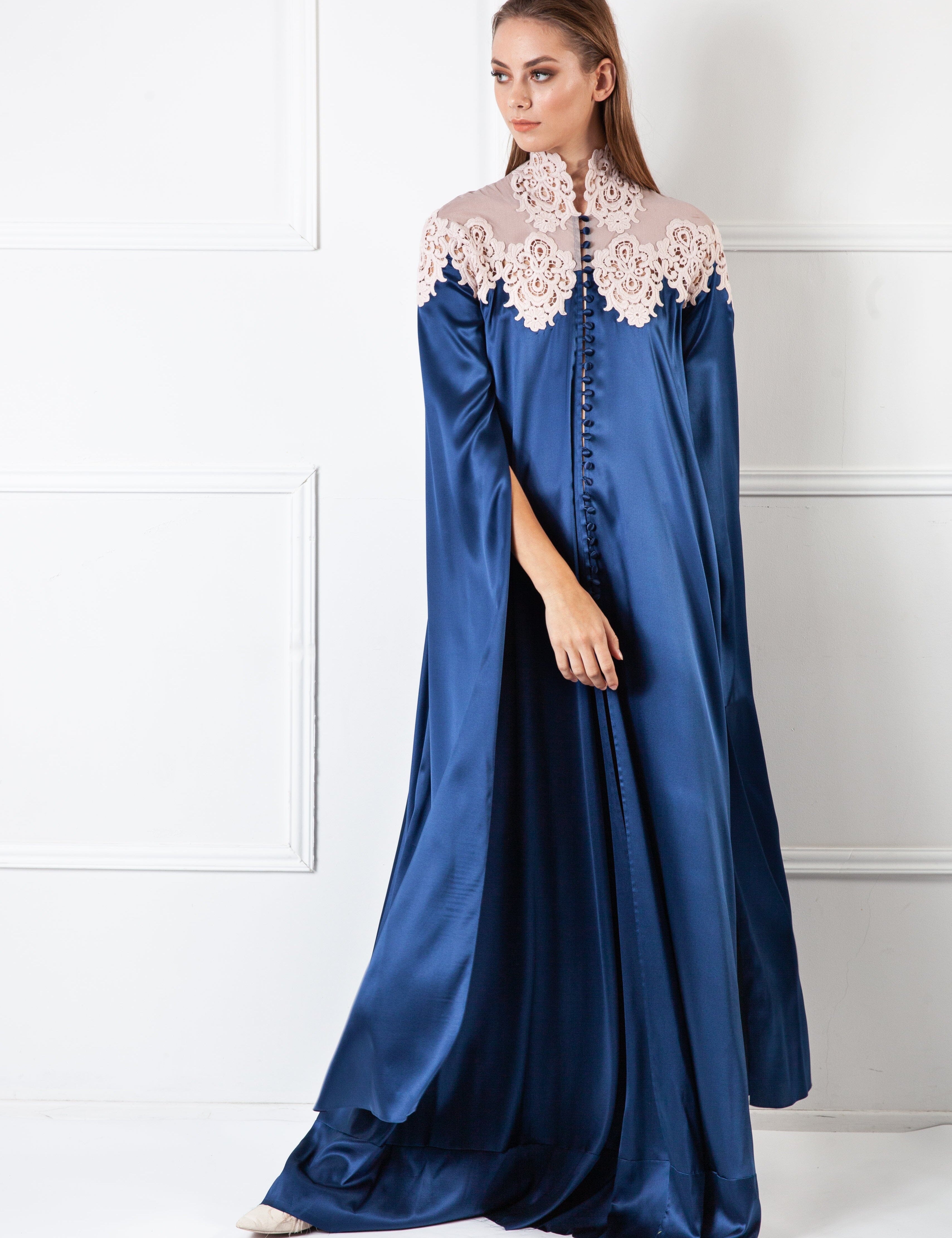  Silk Temptation Robe Ivory Amoralle