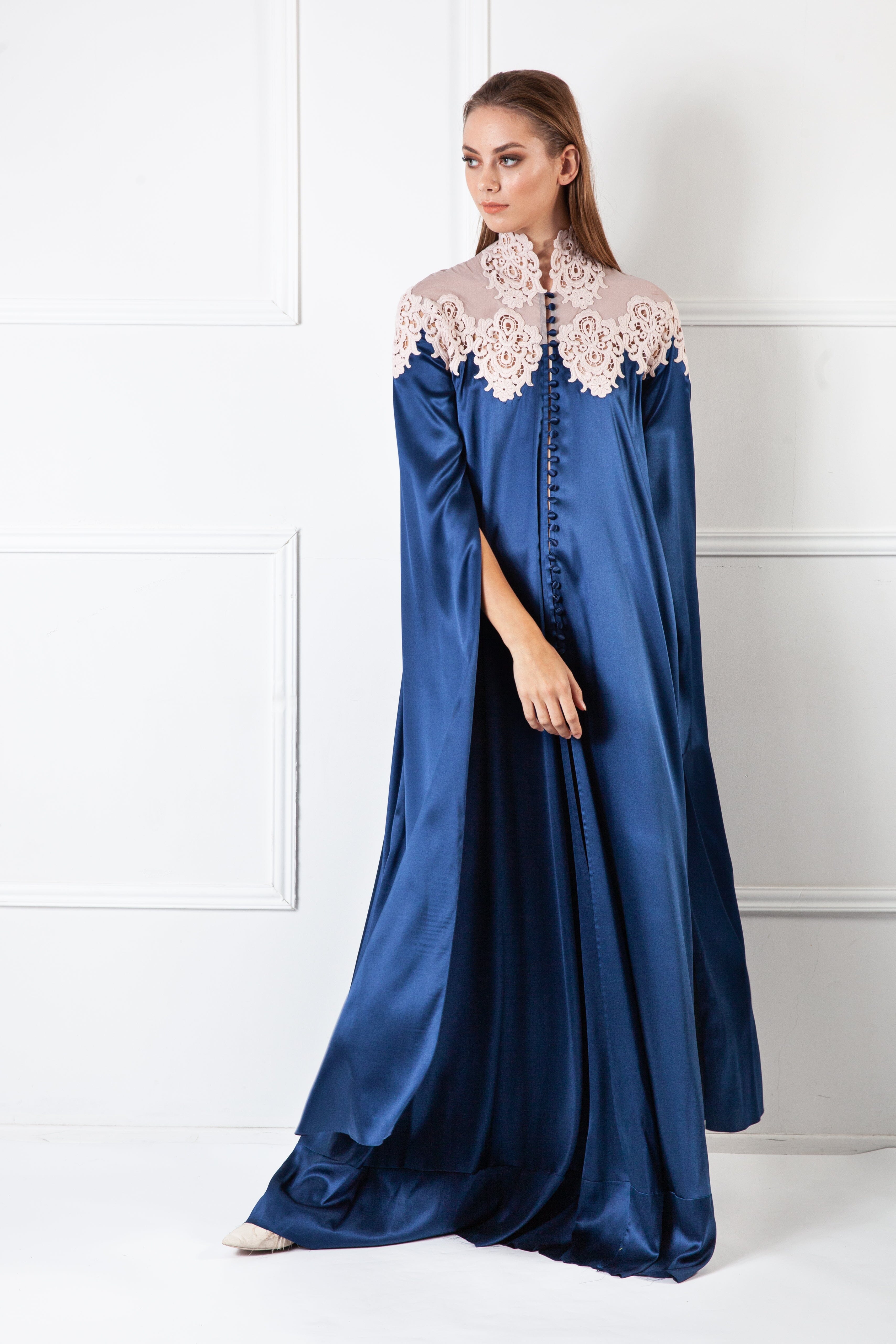  Silk Temptation Robe Ivory Amoralle