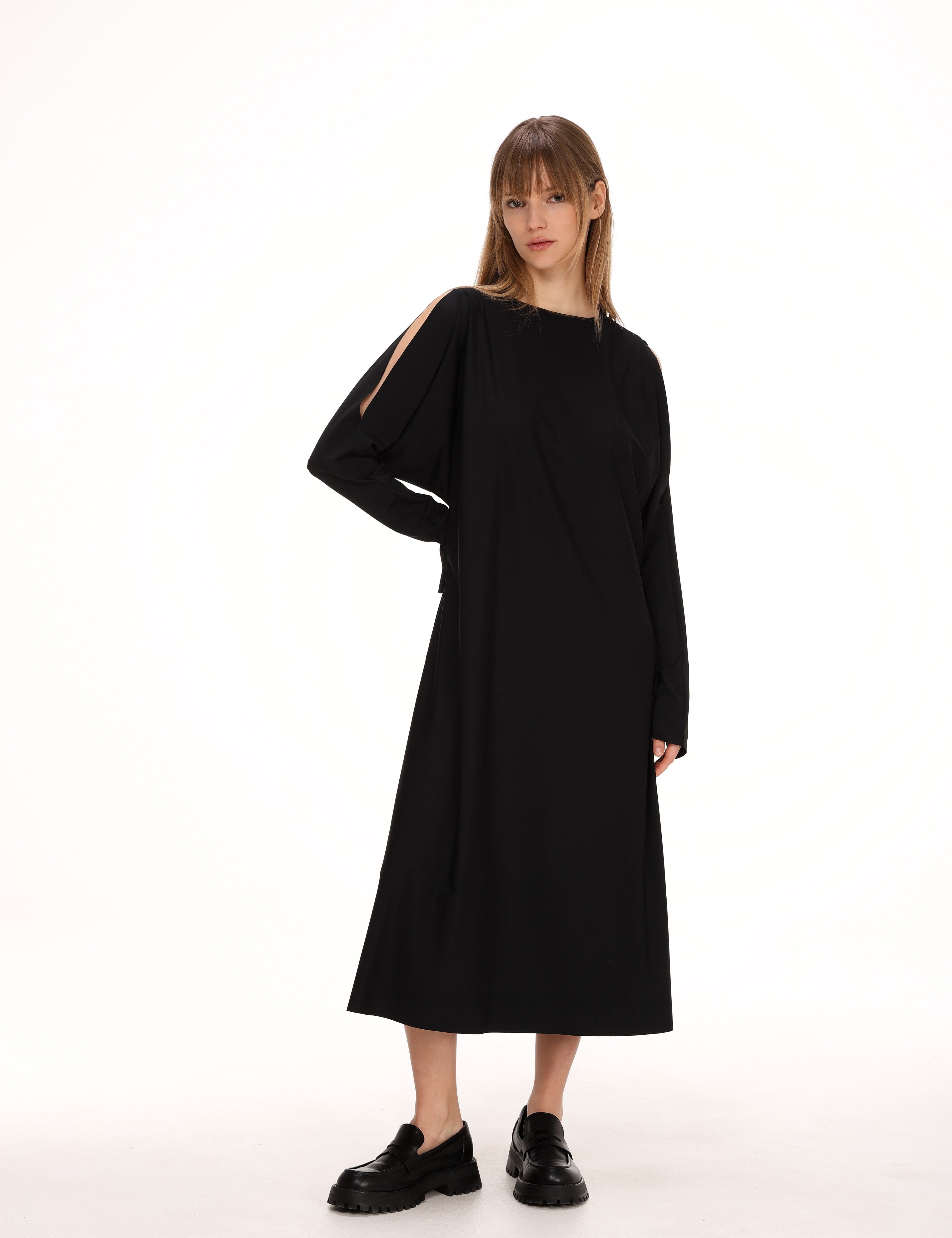  Slit Detail Midi Dress Product Amoralle