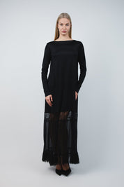  Sparkling Night Dress Black Product Amoralle
