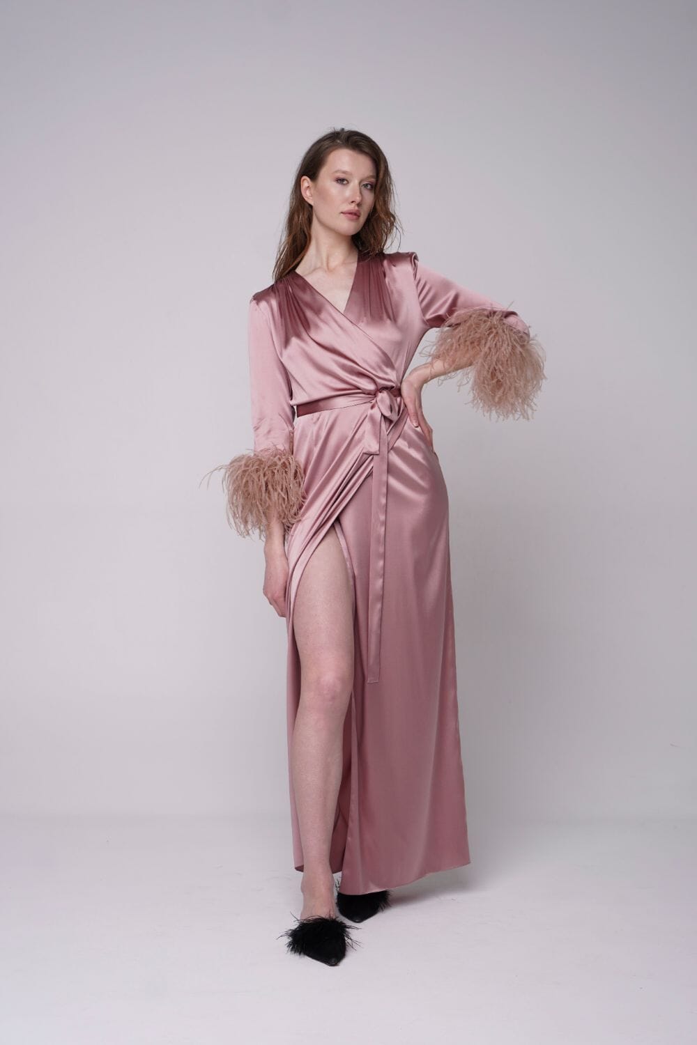  Stargazing Silk Robe Product SIA Glamoralle