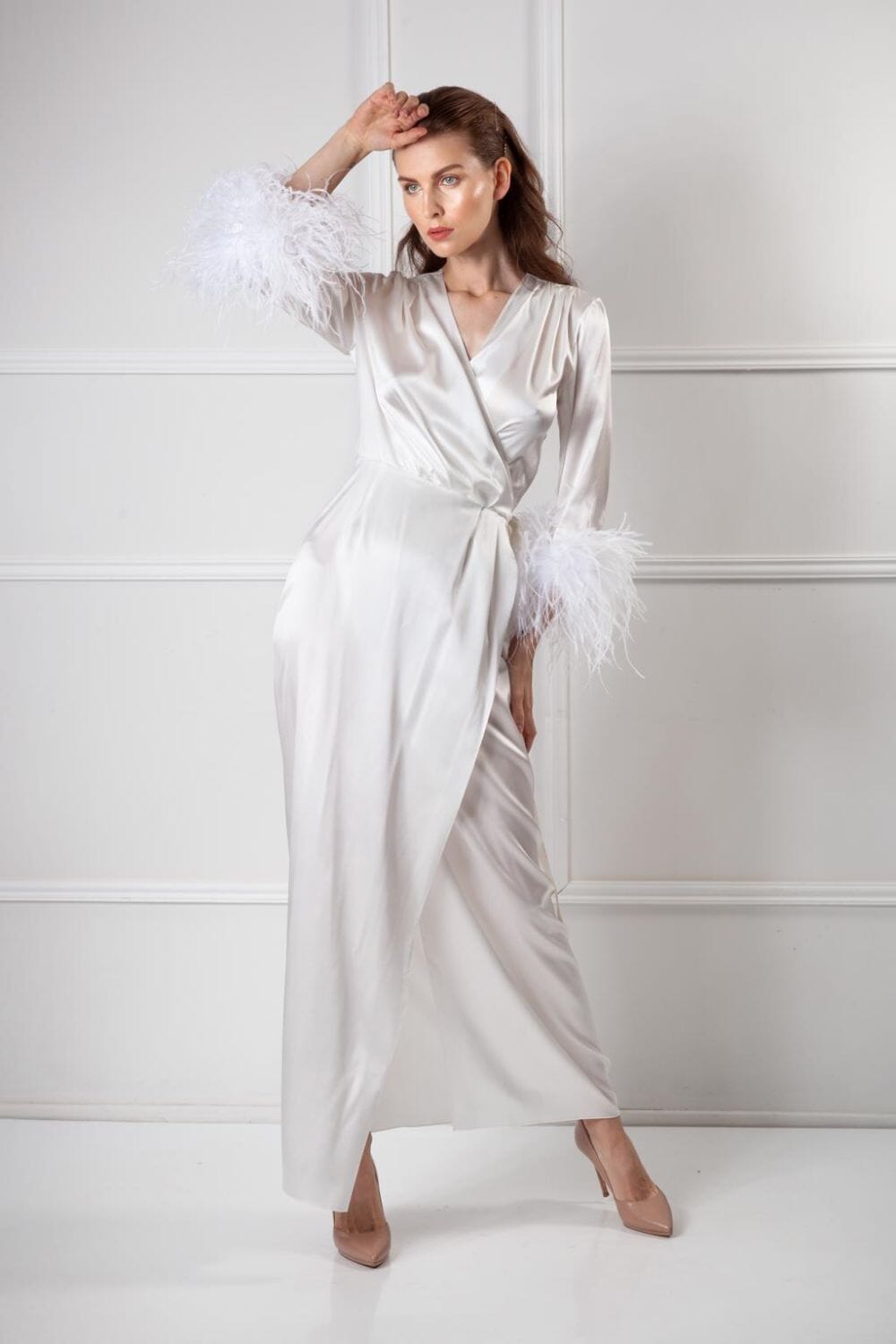  Stargazing Silk Robe Product SIA Glamoralle