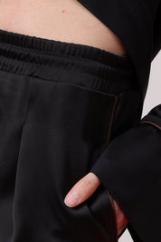  Straight Leg Satin Pants Product Amoralle