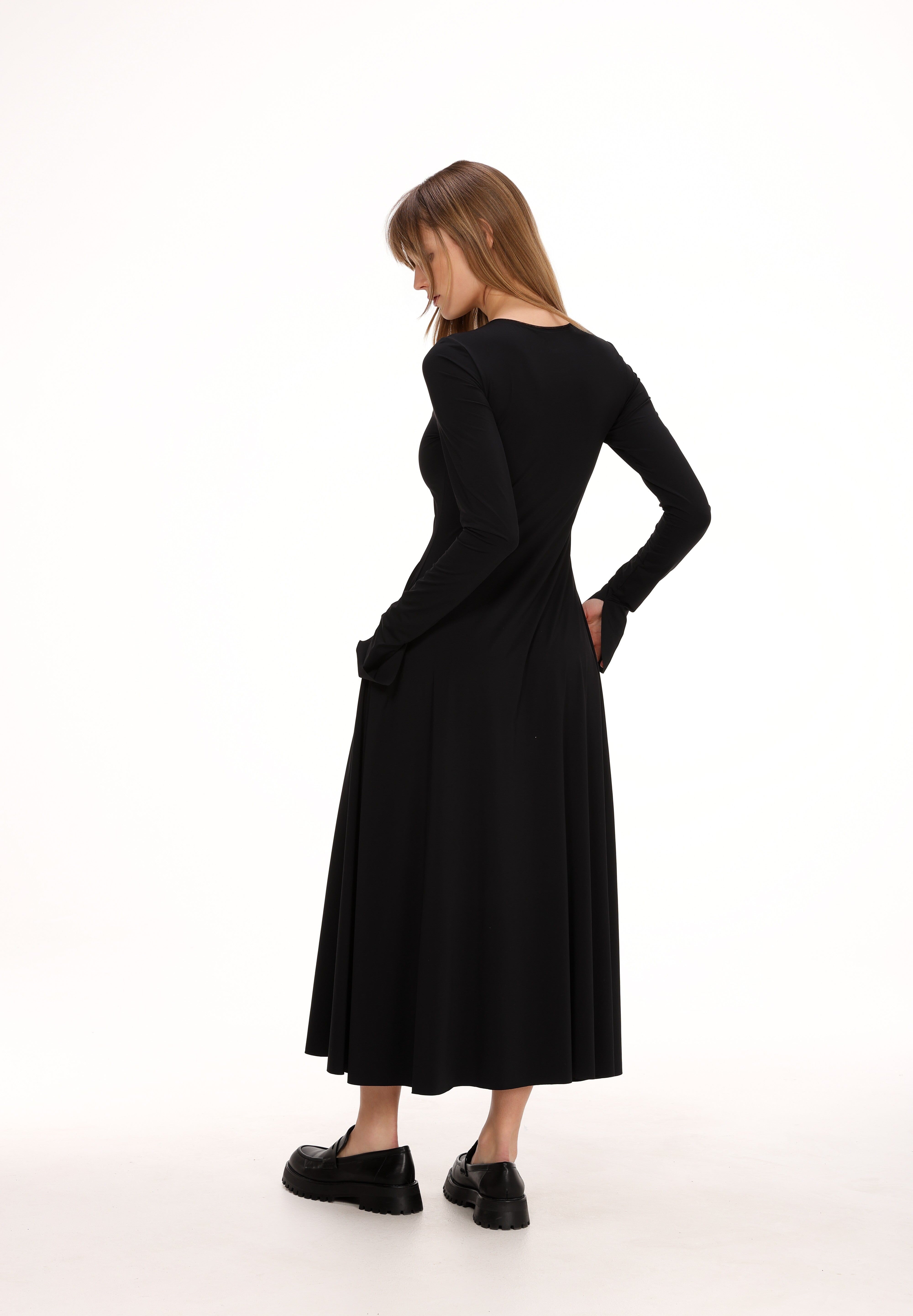  Stretch Jersey Midi Dress Product Amoralle