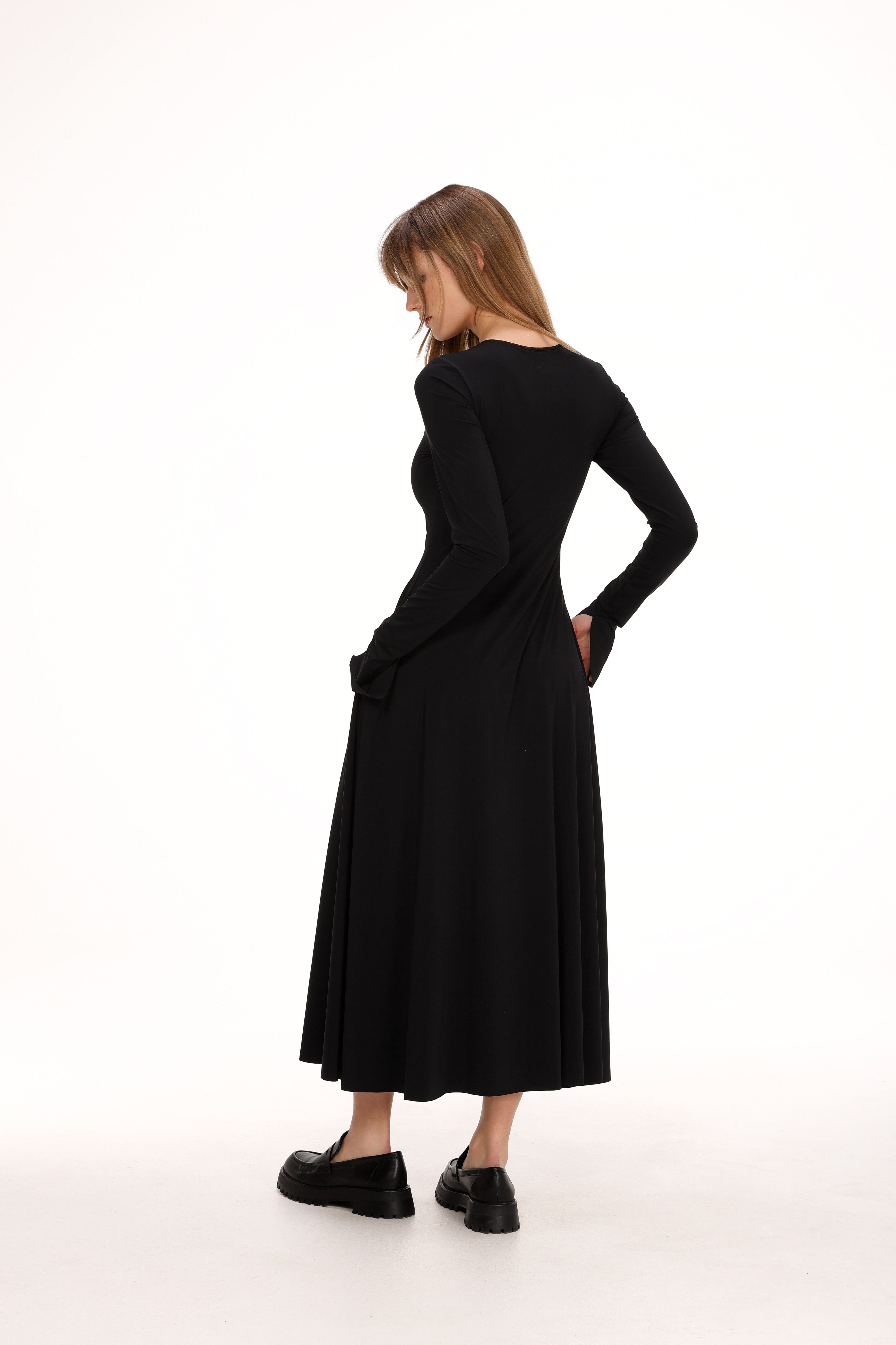  Stretch Jersey Midi Dress Product Amoralle