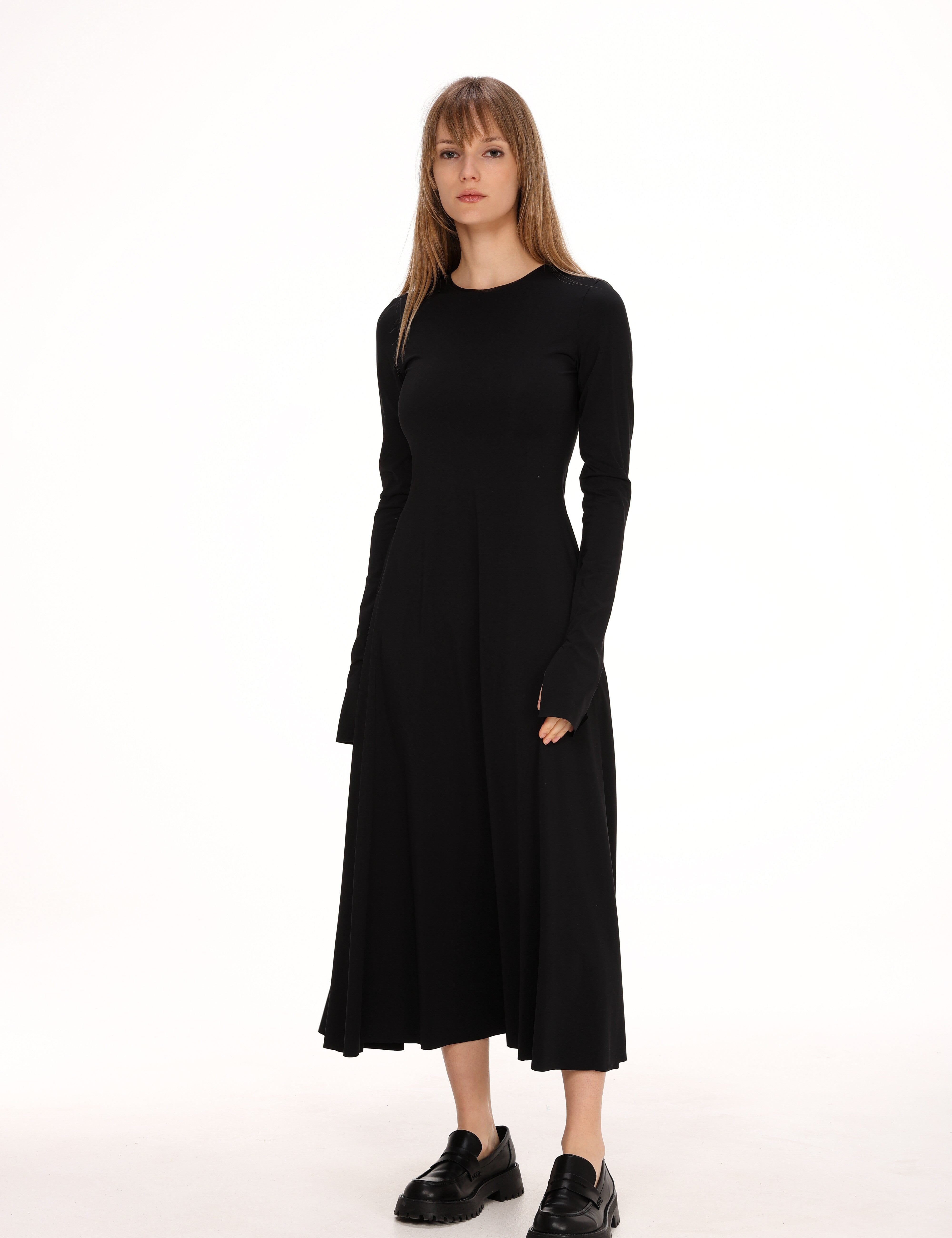  Stretch Jersey Midi Dress Product Amoralle