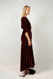  Tenderness Dress Bordeaux Product Amoralle