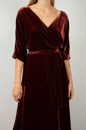  Tenderness Dress Bordeaux Product Amoralle