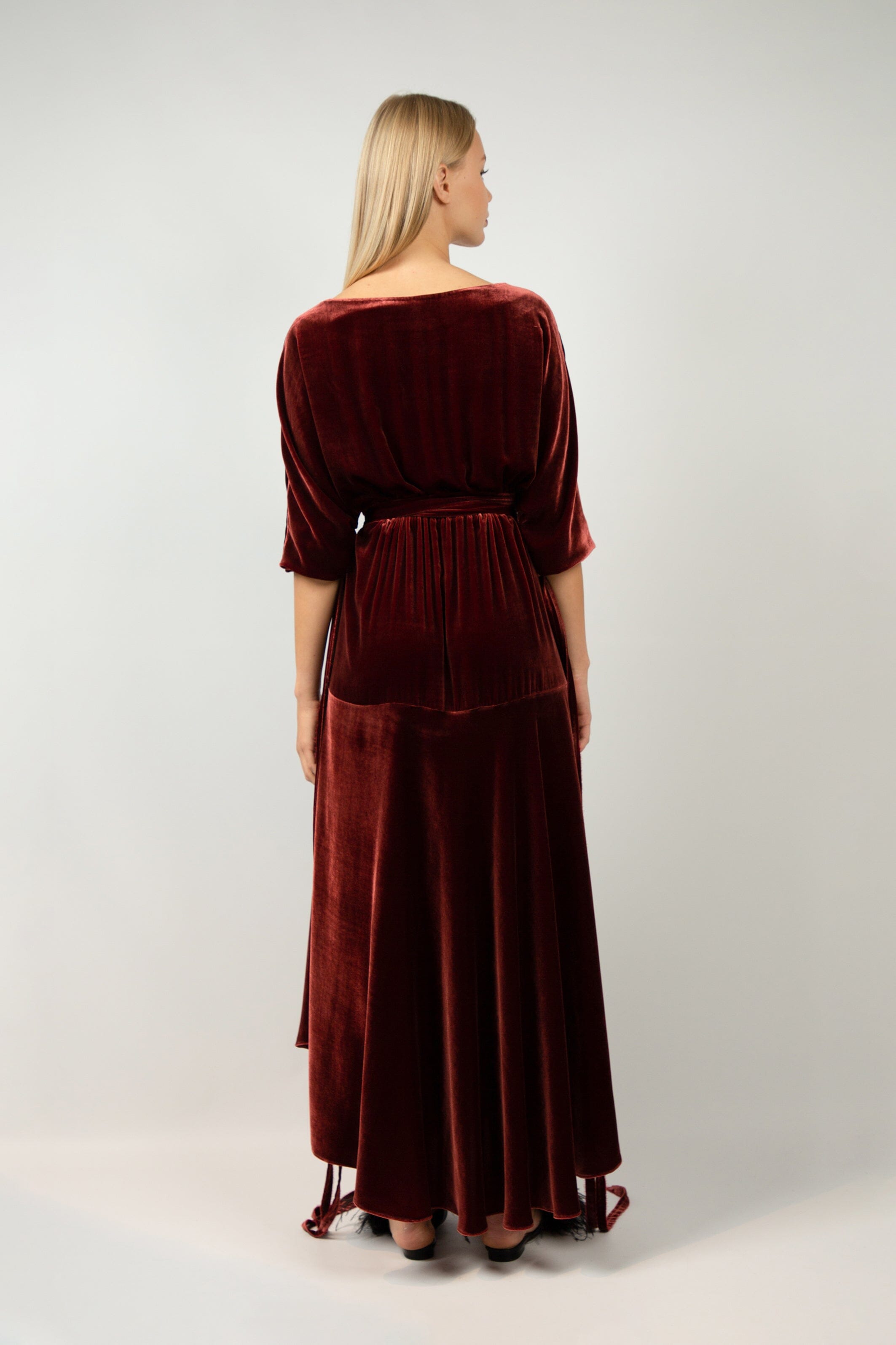  Tenderness Dress Bordeaux Product Amoralle