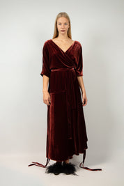 Tenderness Dress Bordeaux Product Amoralle