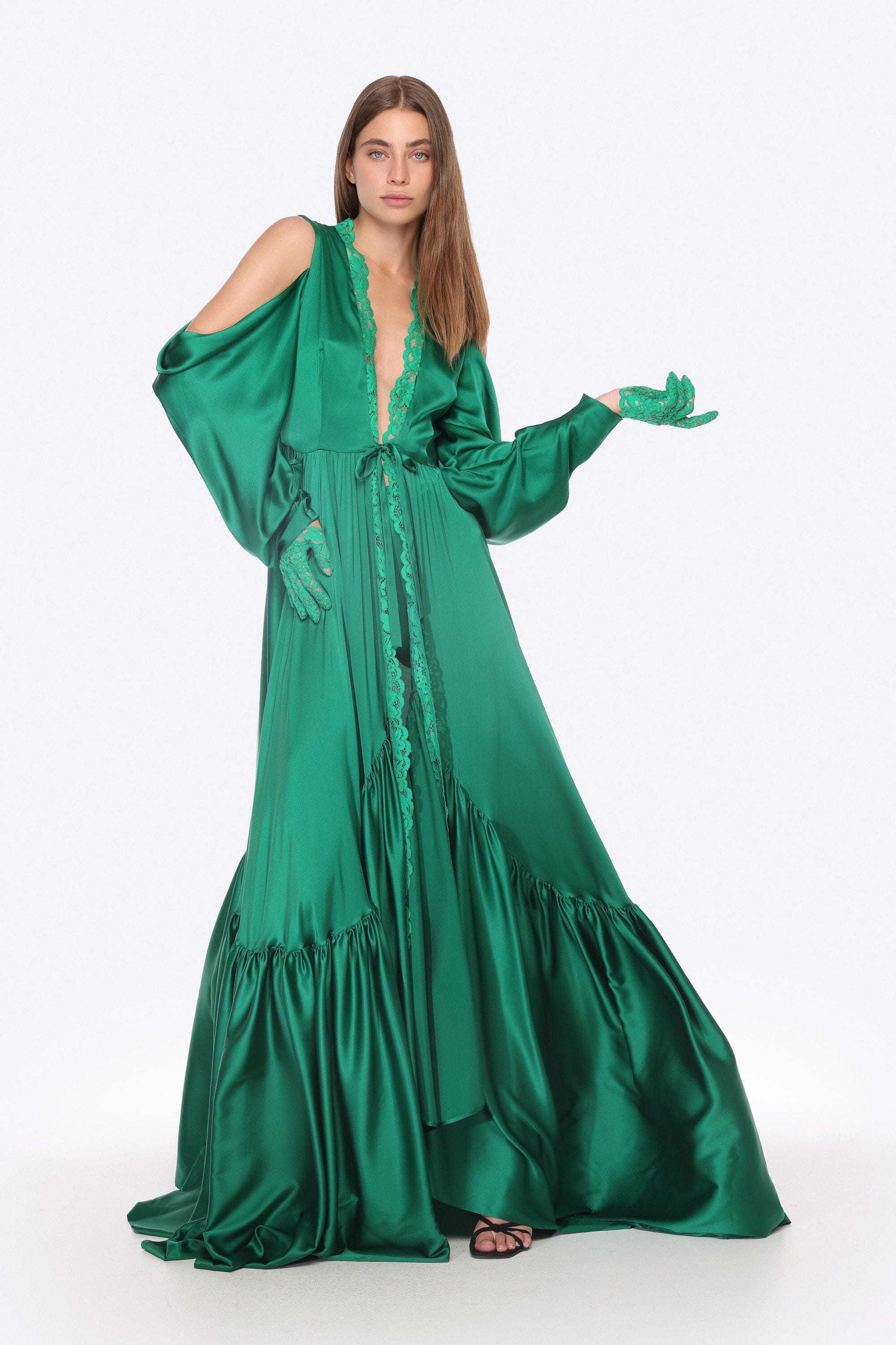  The Enchanted Emerald Robe Product Amoralle