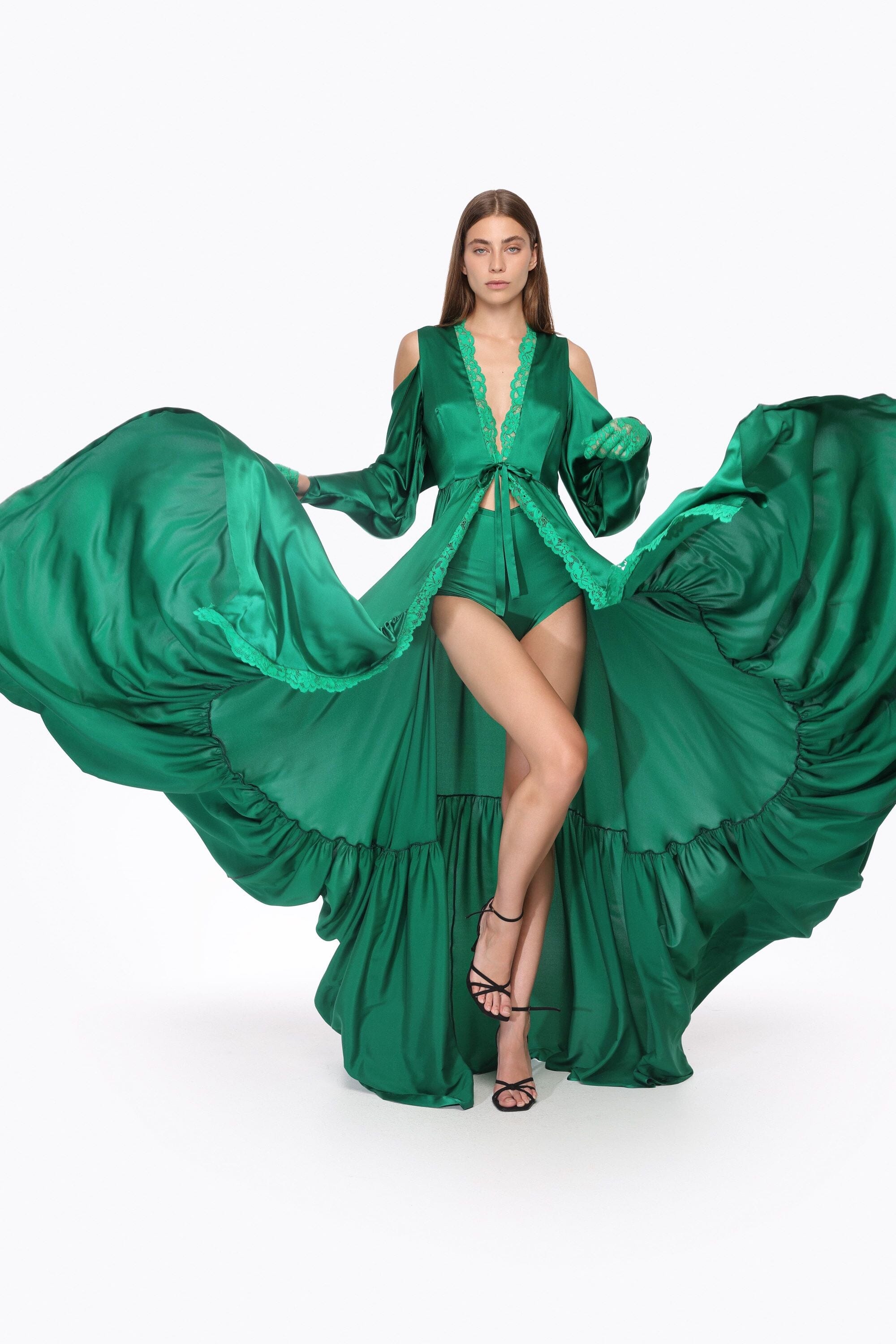  The Enchanted Emerald Robe Product Amoralle