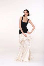  Two-Tone Sleeveless Dress Product Amoralle