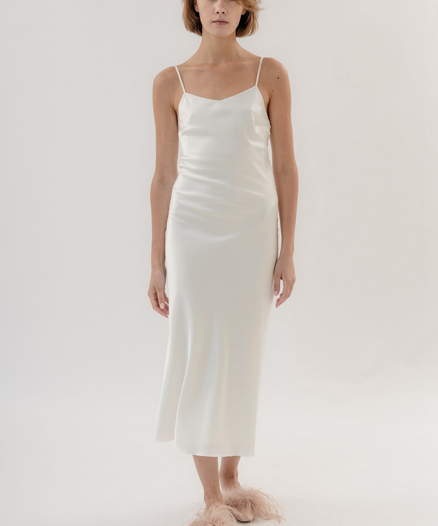 amoralle linen dress SLIPS Amoralle